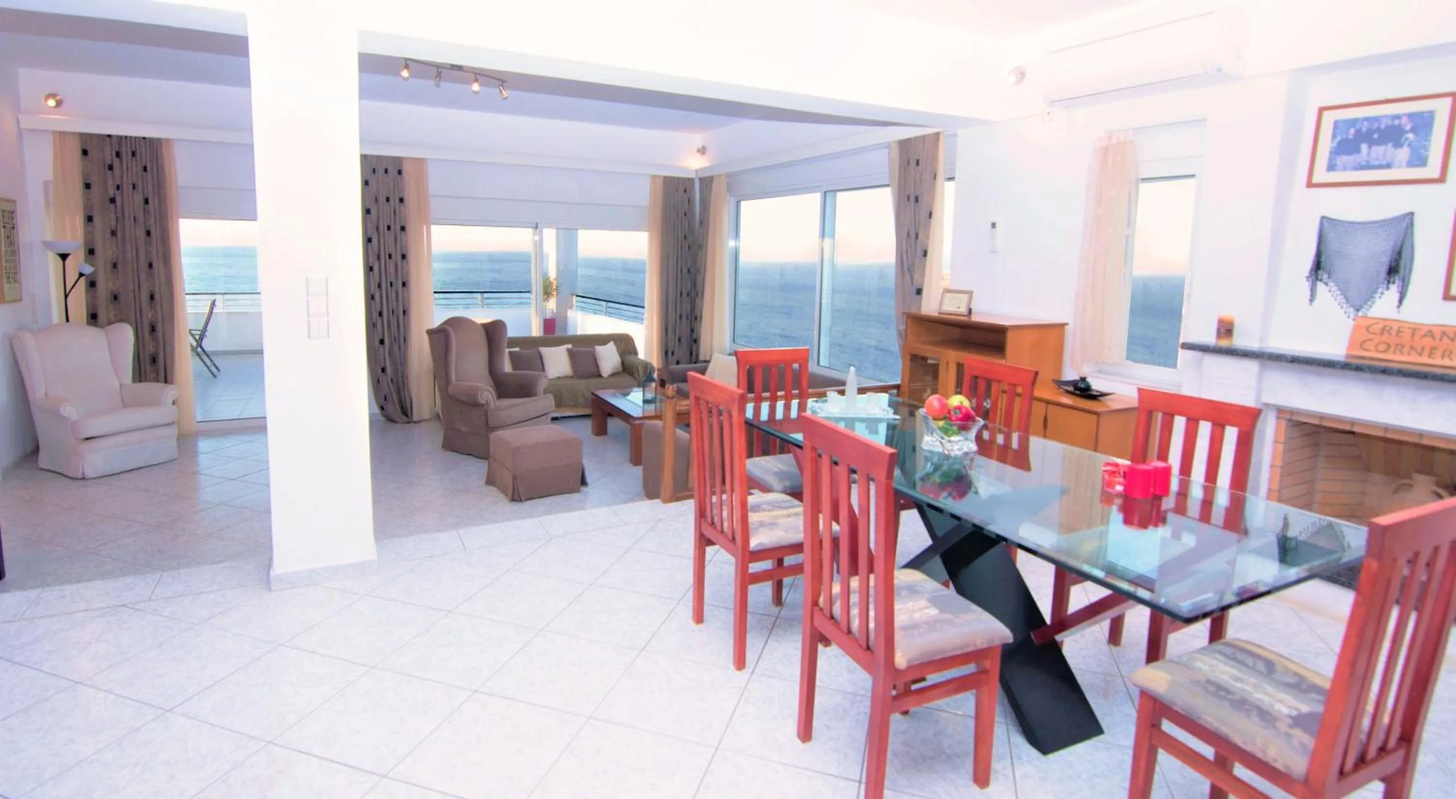 Living room in Villa Sea View