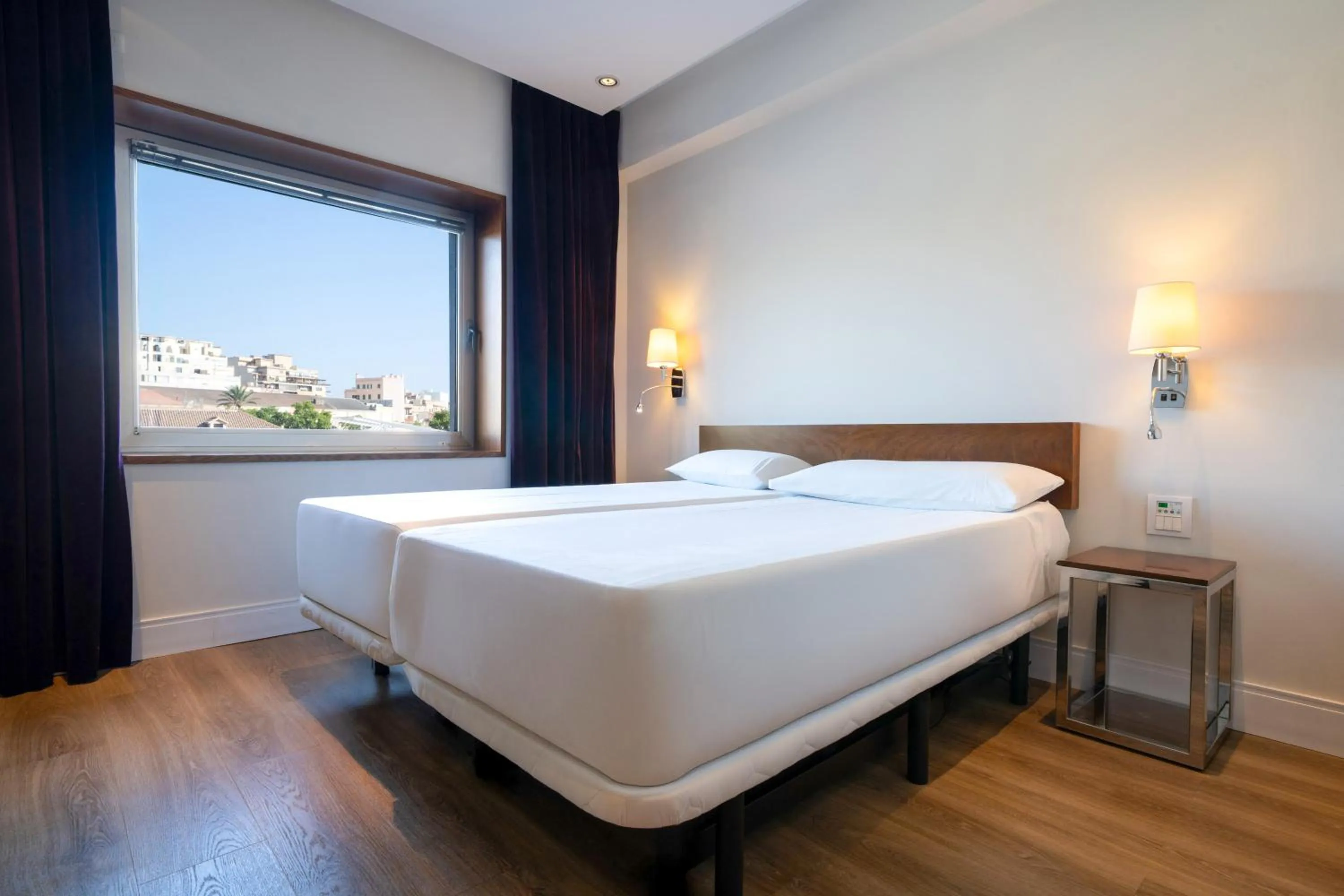 Bed in Hotel Palma Avenidas