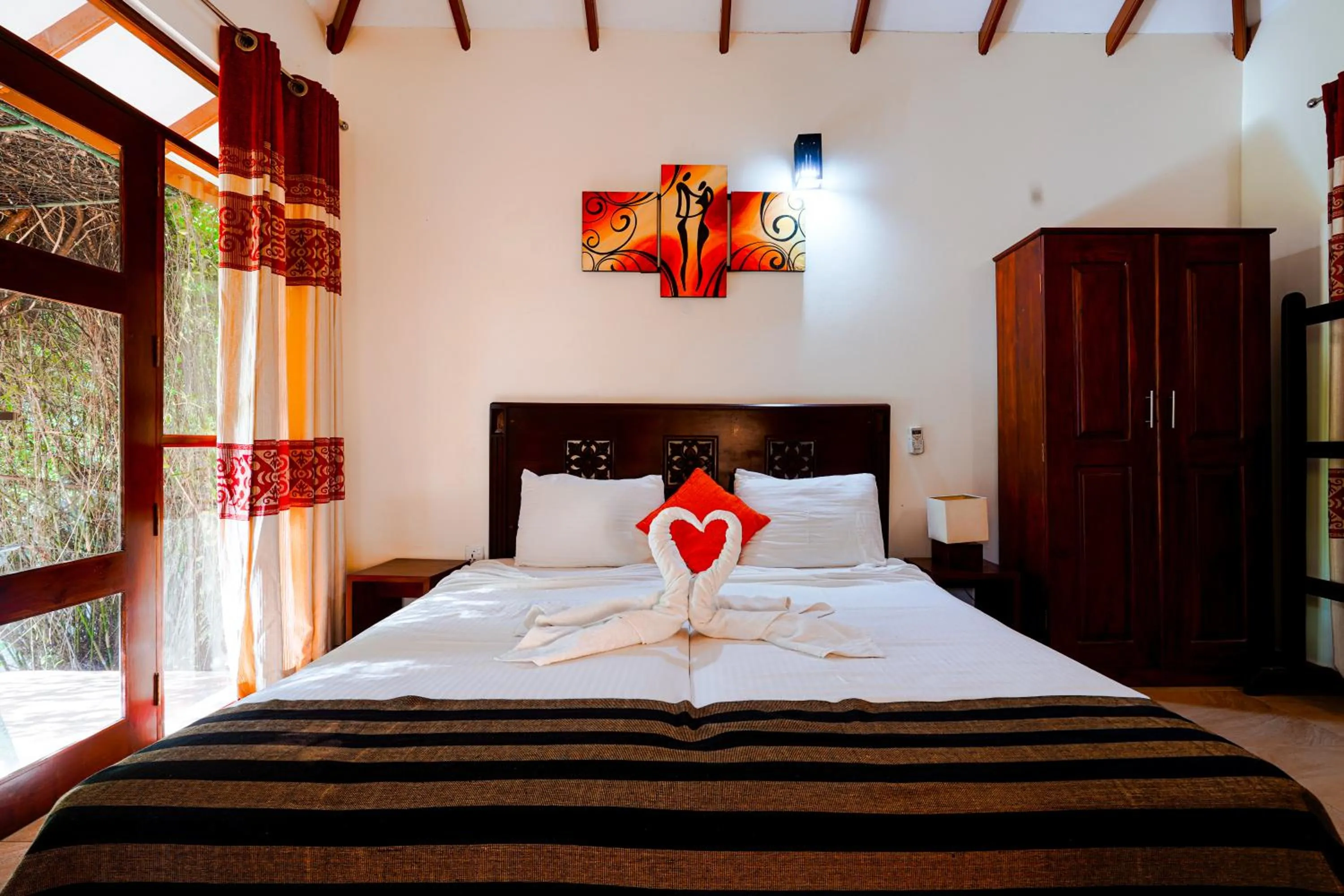Bed in Safari Lodge Yala