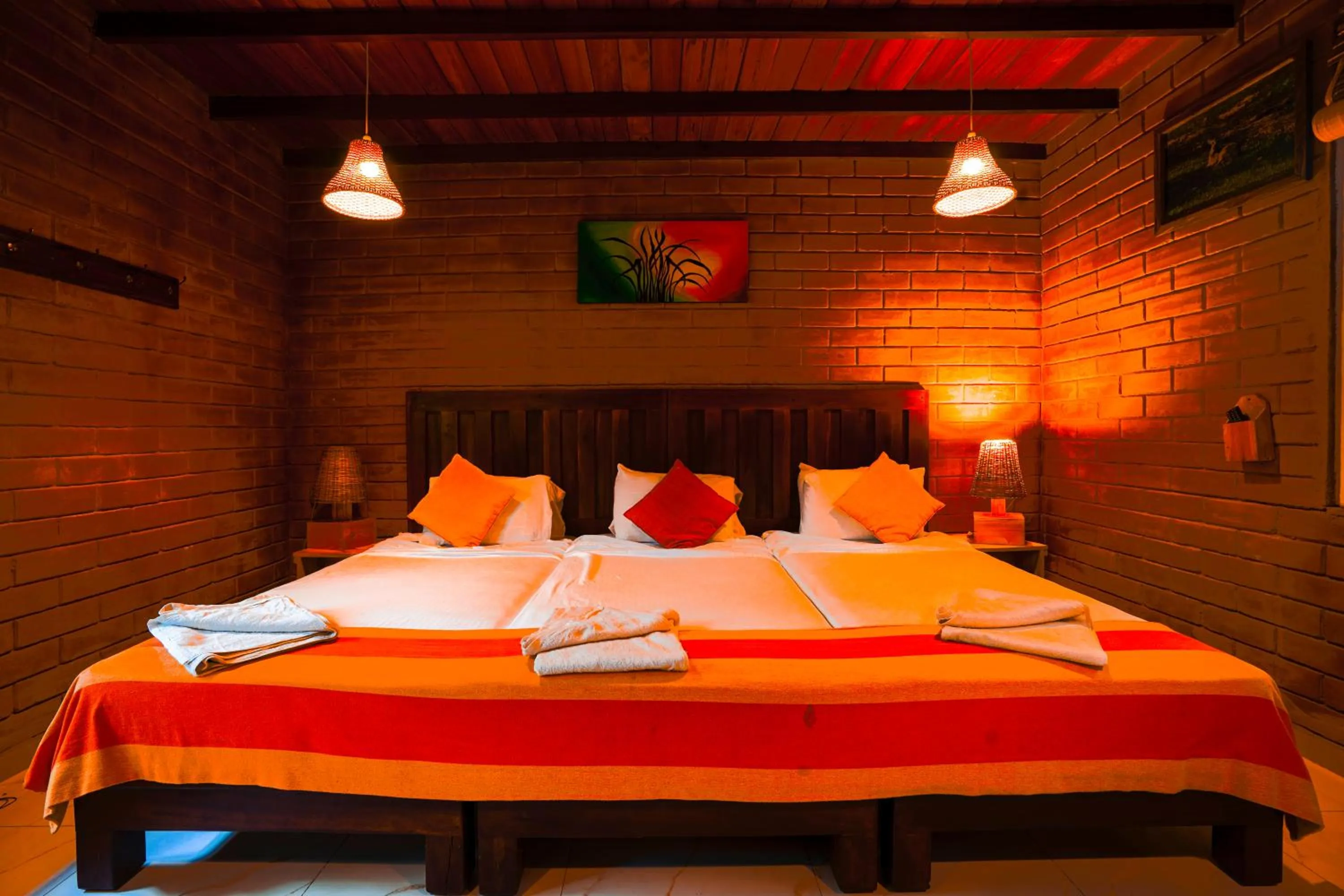 Bed in Safari Lodge Yala