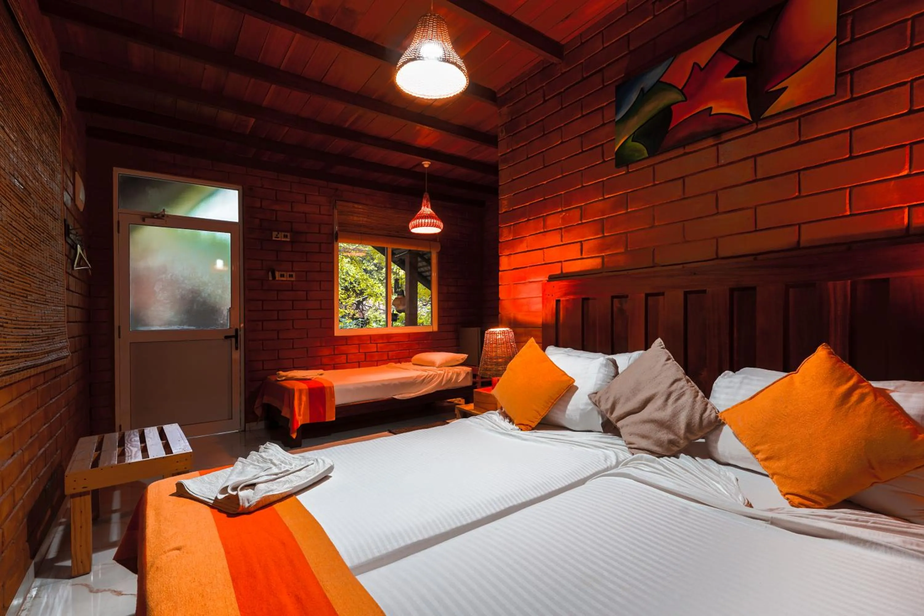 Bed in Safari Lodge Yala