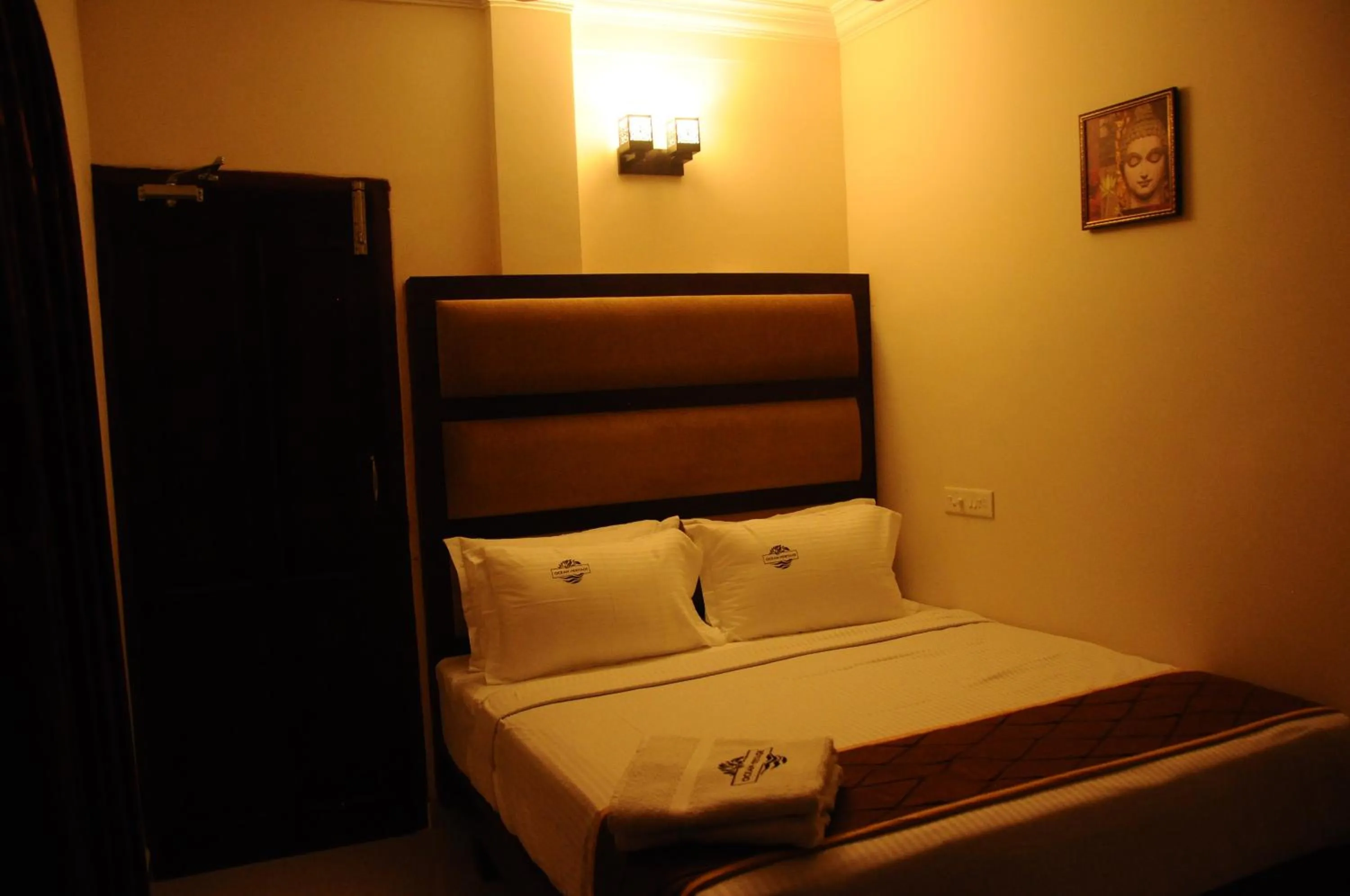 Bed in Hotel Ocean Heritage