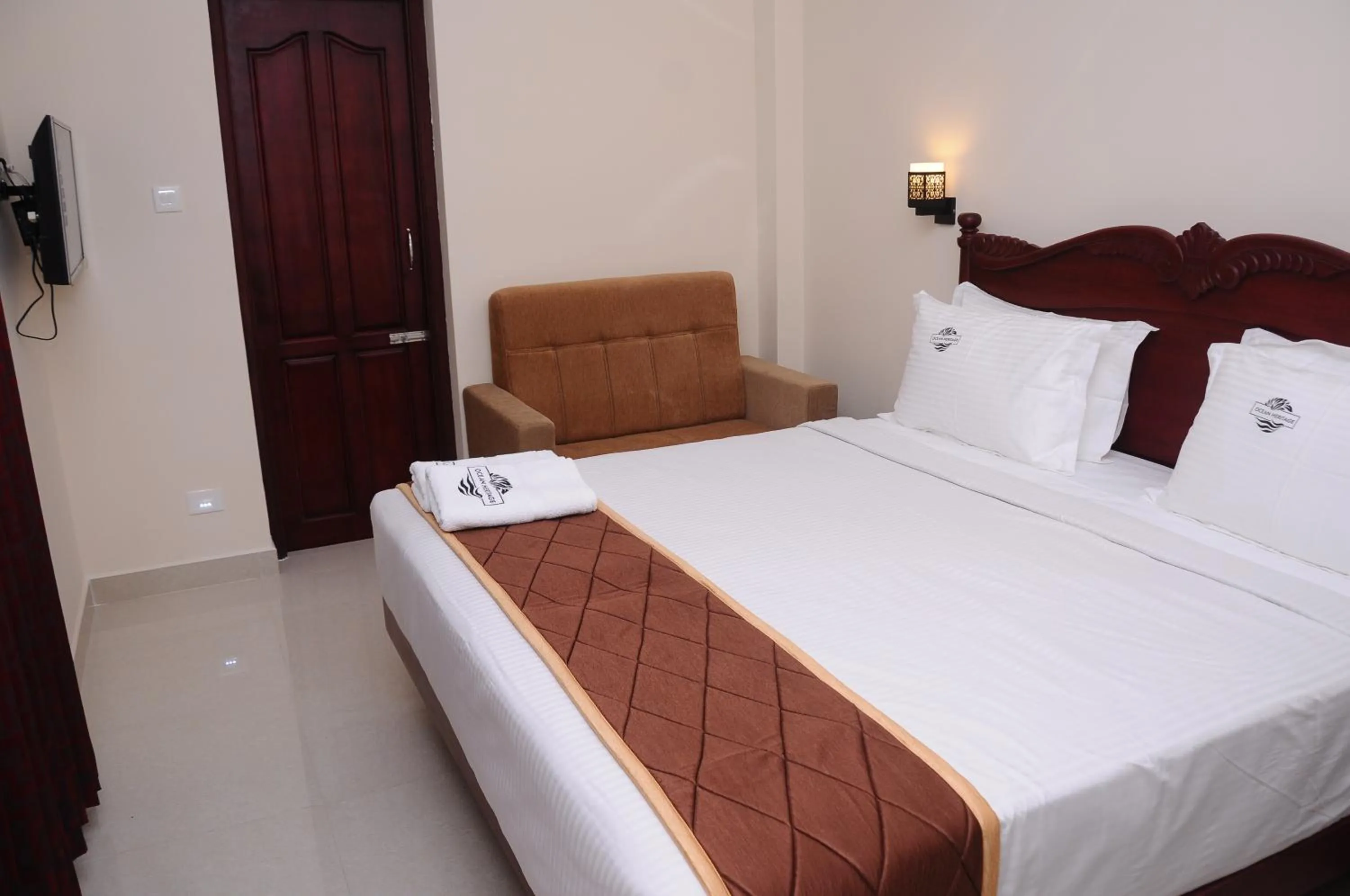 Bed in Hotel Ocean Heritage