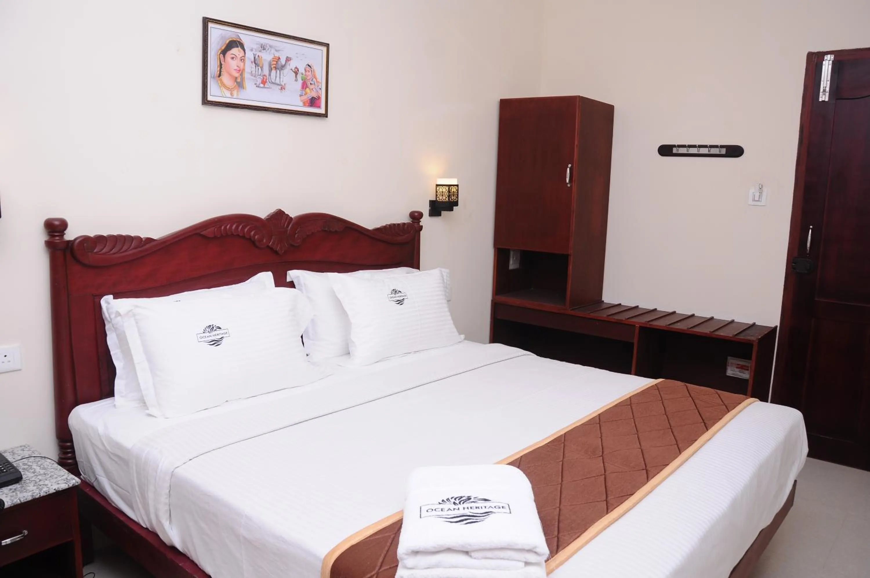 Bed in Hotel Ocean Heritage