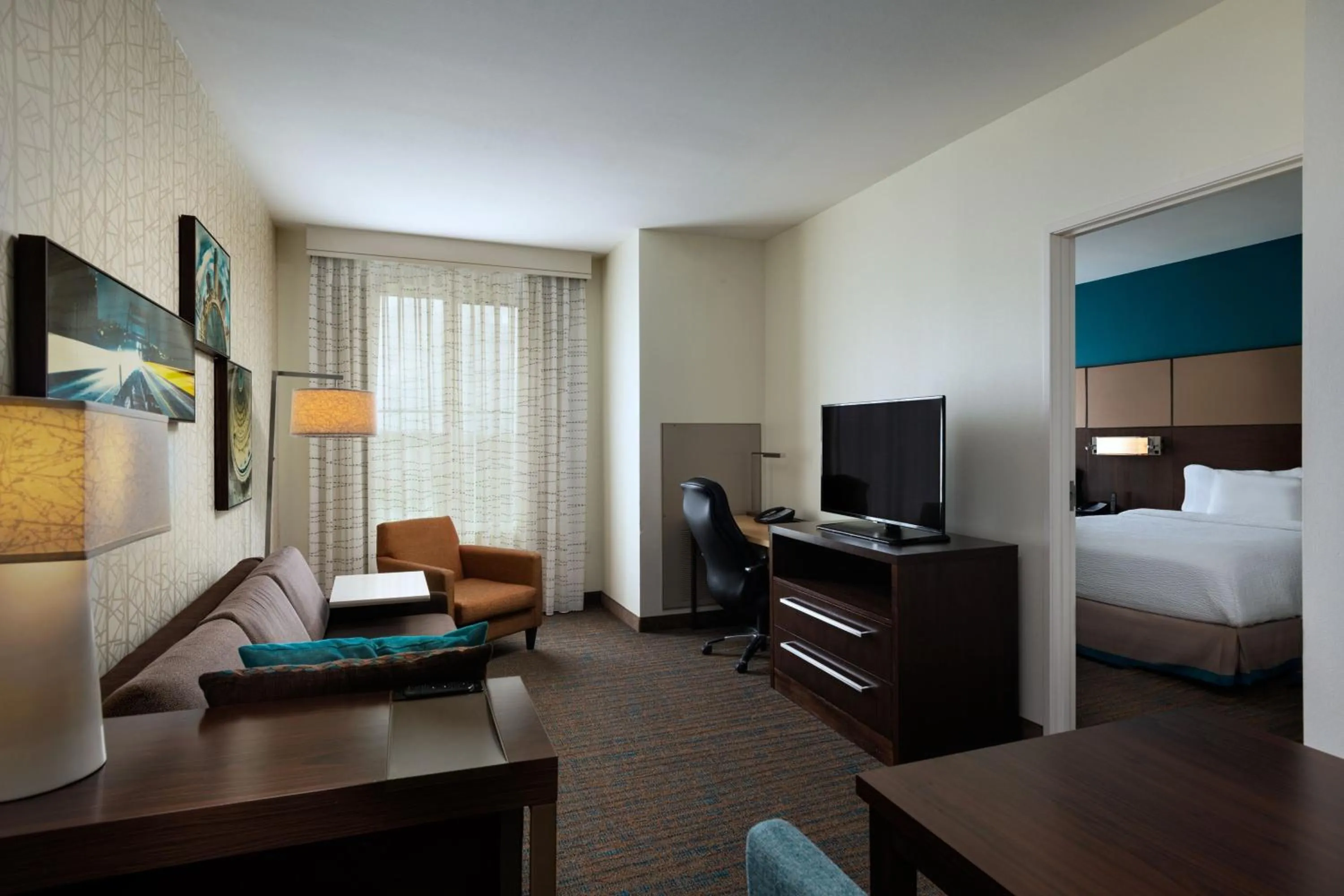 Living room, Bed in Residence Inn by Marriott Austin Southwest