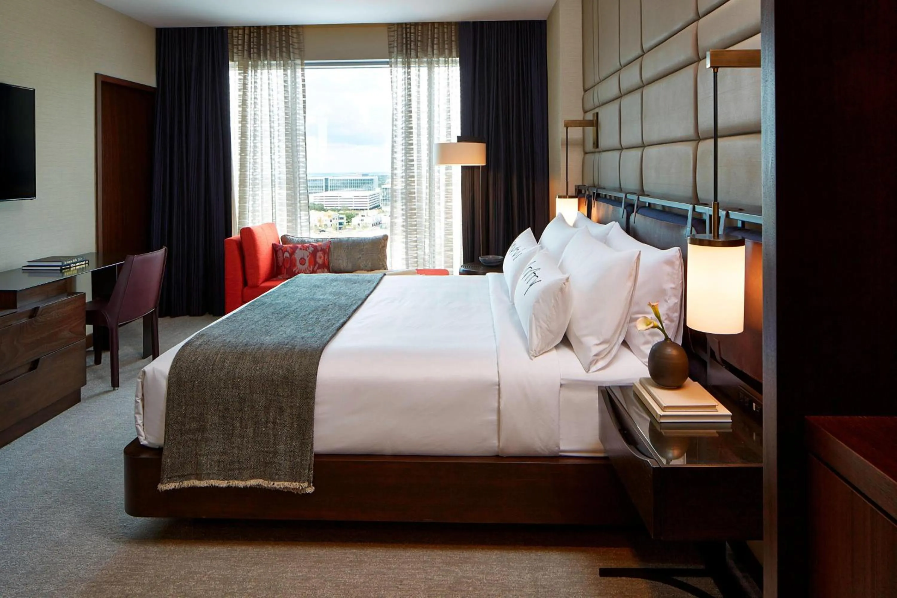 Photo of the whole room, Bed in Renaissance Dallas at Plano Legacy West Hotel