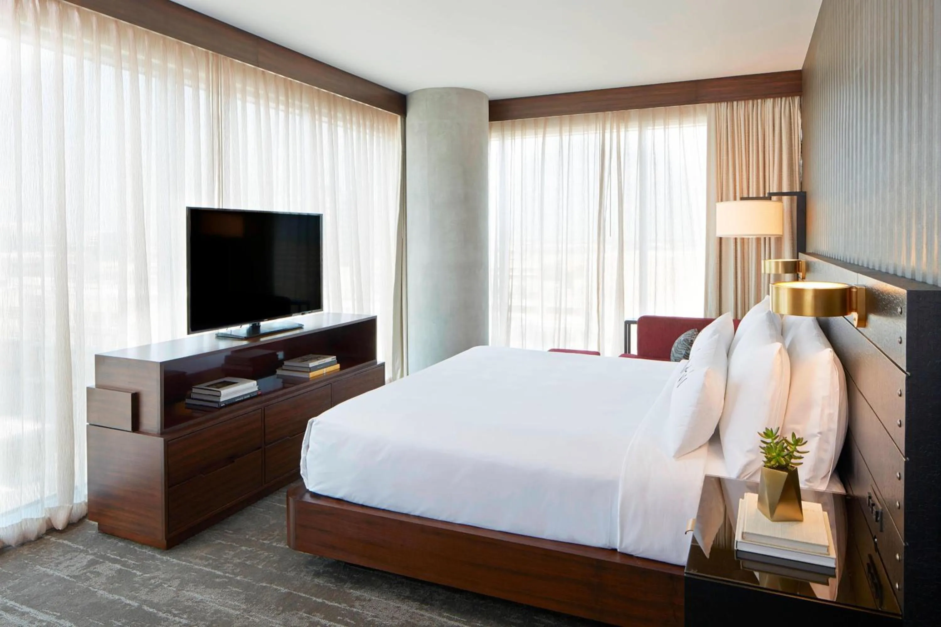 Photo of the whole room, Bed in Renaissance Dallas at Plano Legacy West Hotel