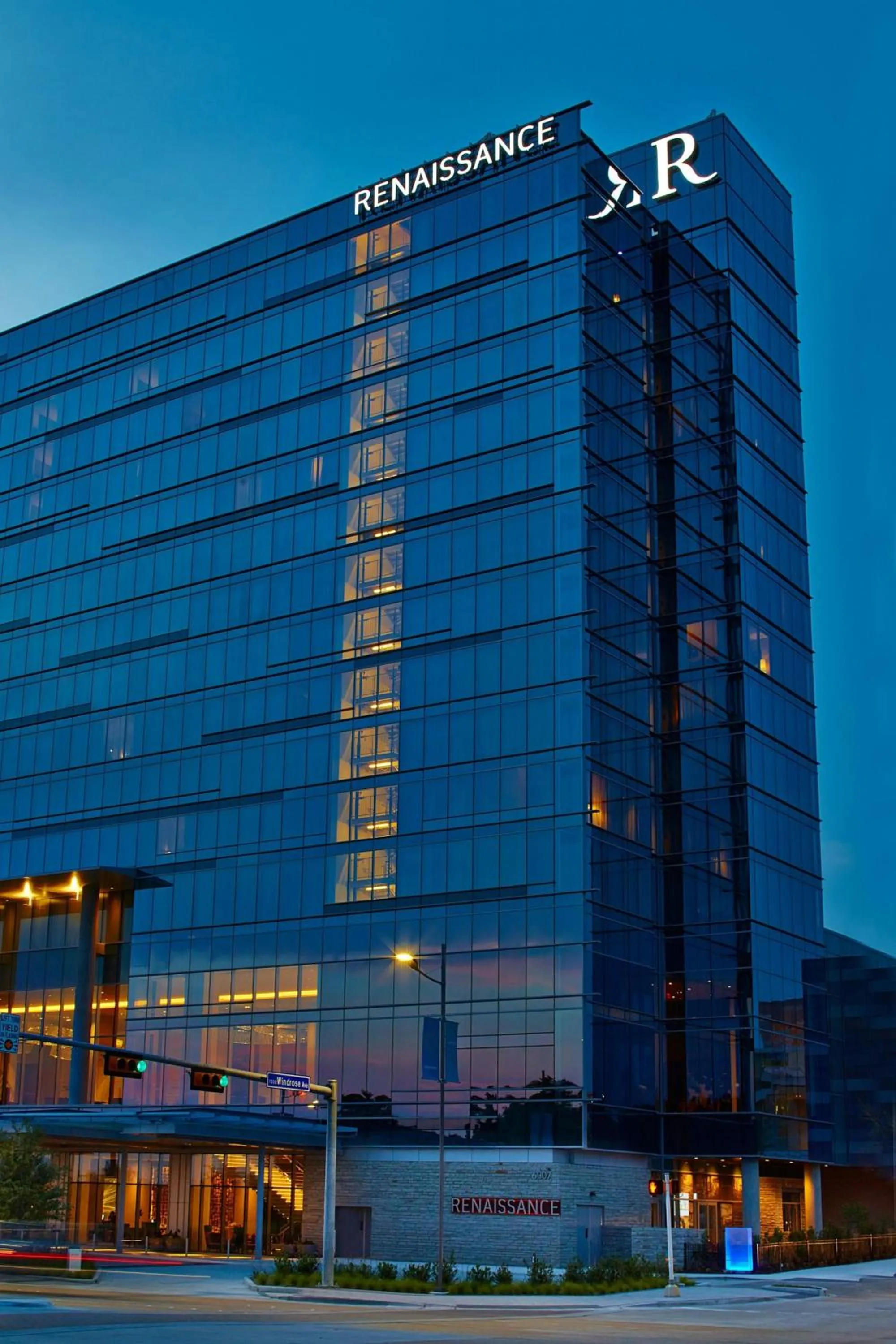 Property building in Renaissance Dallas at Plano Legacy West Hotel