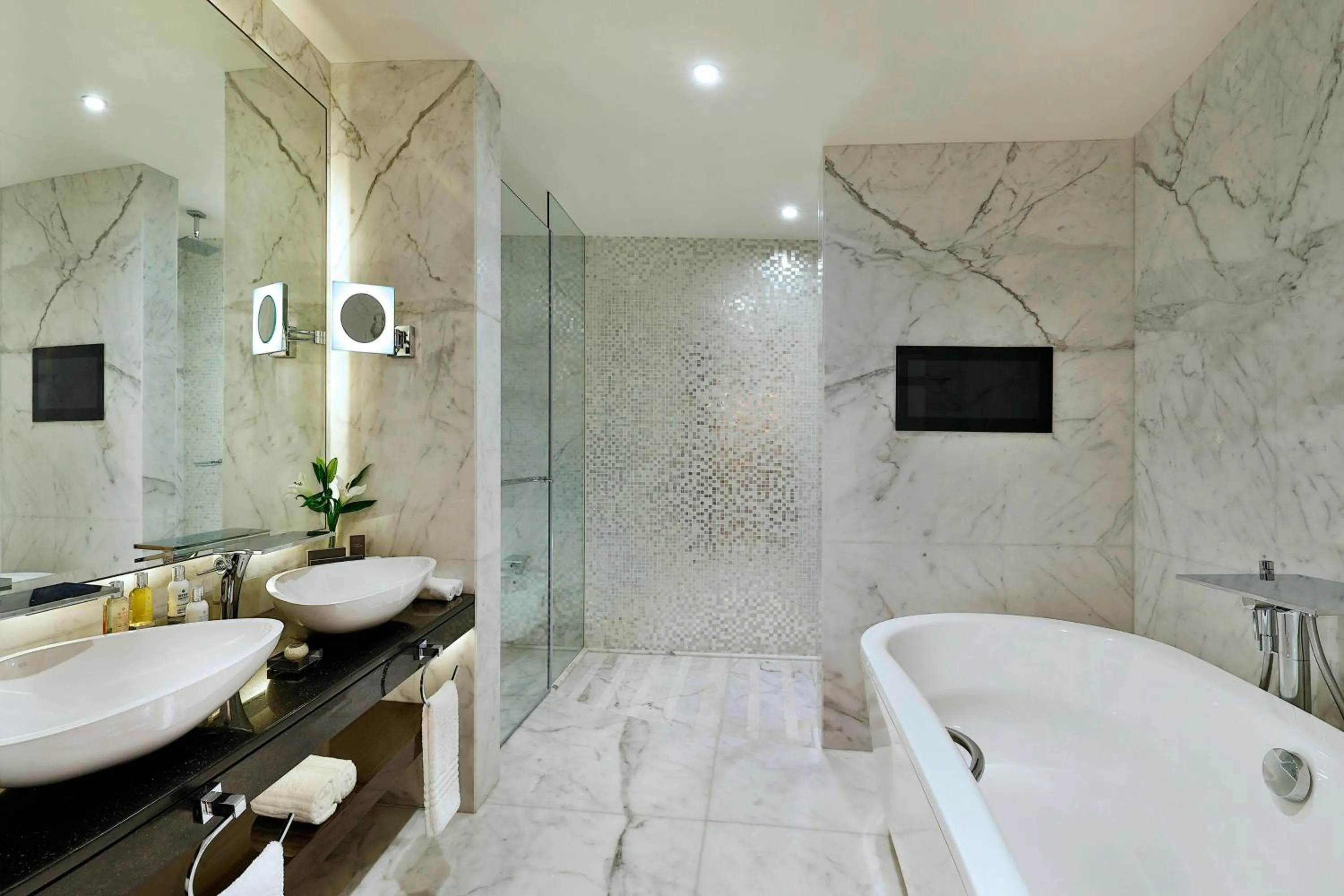 Bathroom in Marriott Hotel Al Forsan, Abu Dhabi