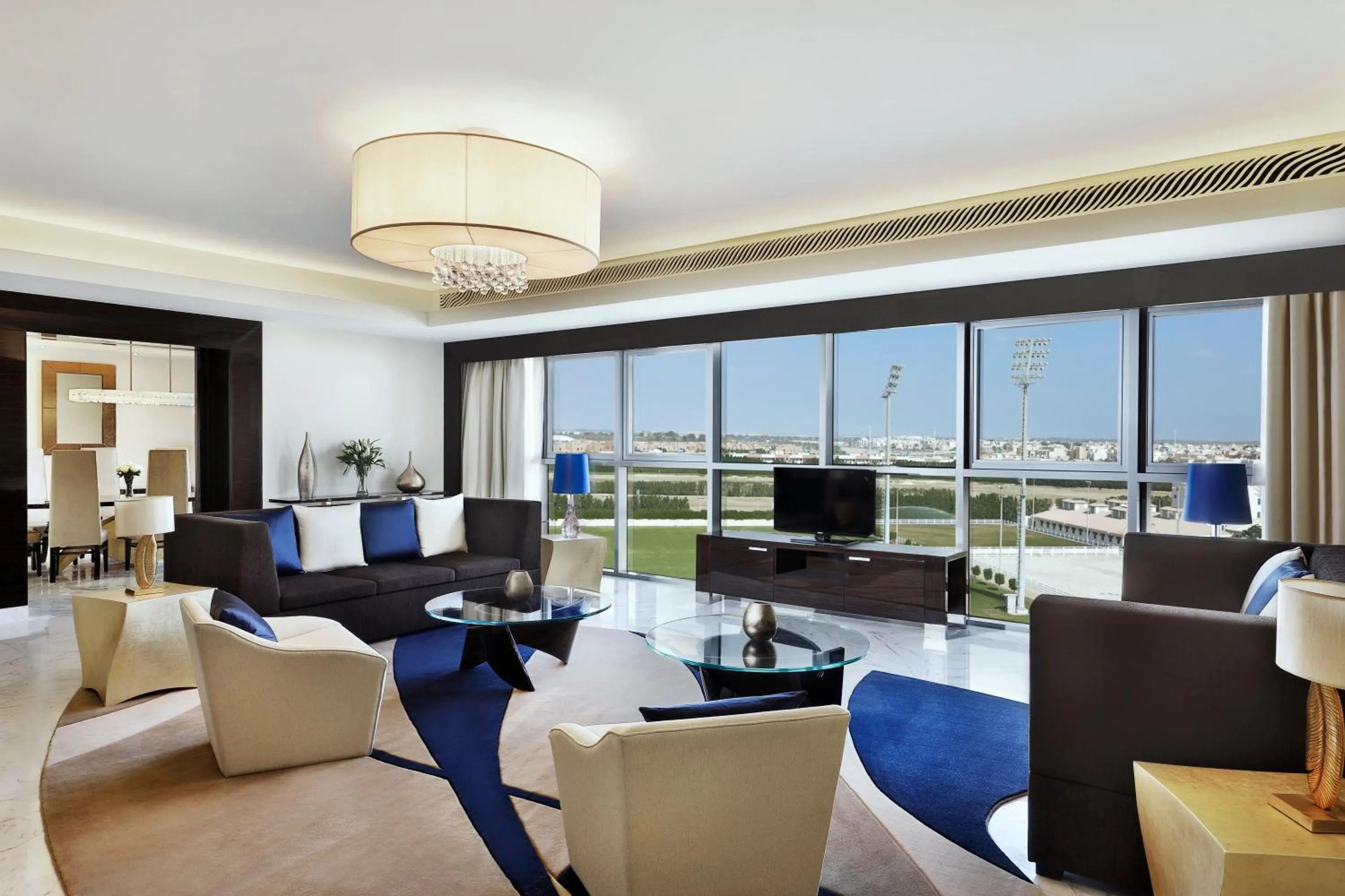 Living room in Marriott Hotel Al Forsan, Abu Dhabi