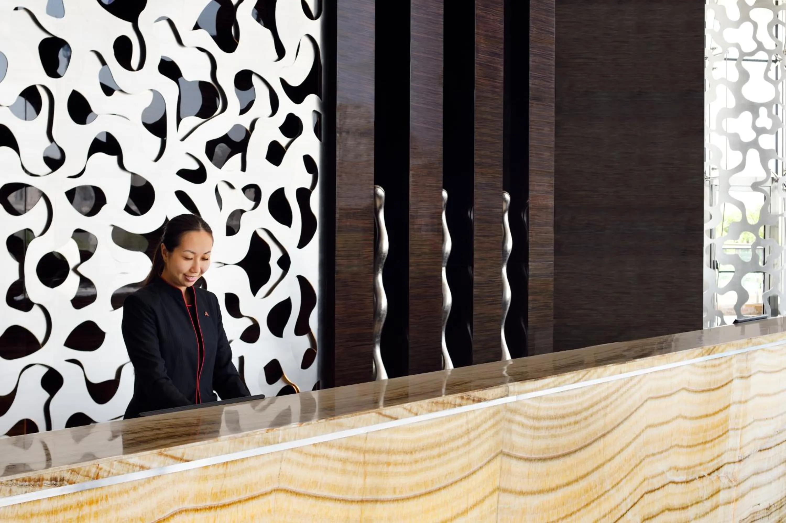 Lobby or reception in Marriott Hotel Al Forsan, Abu Dhabi