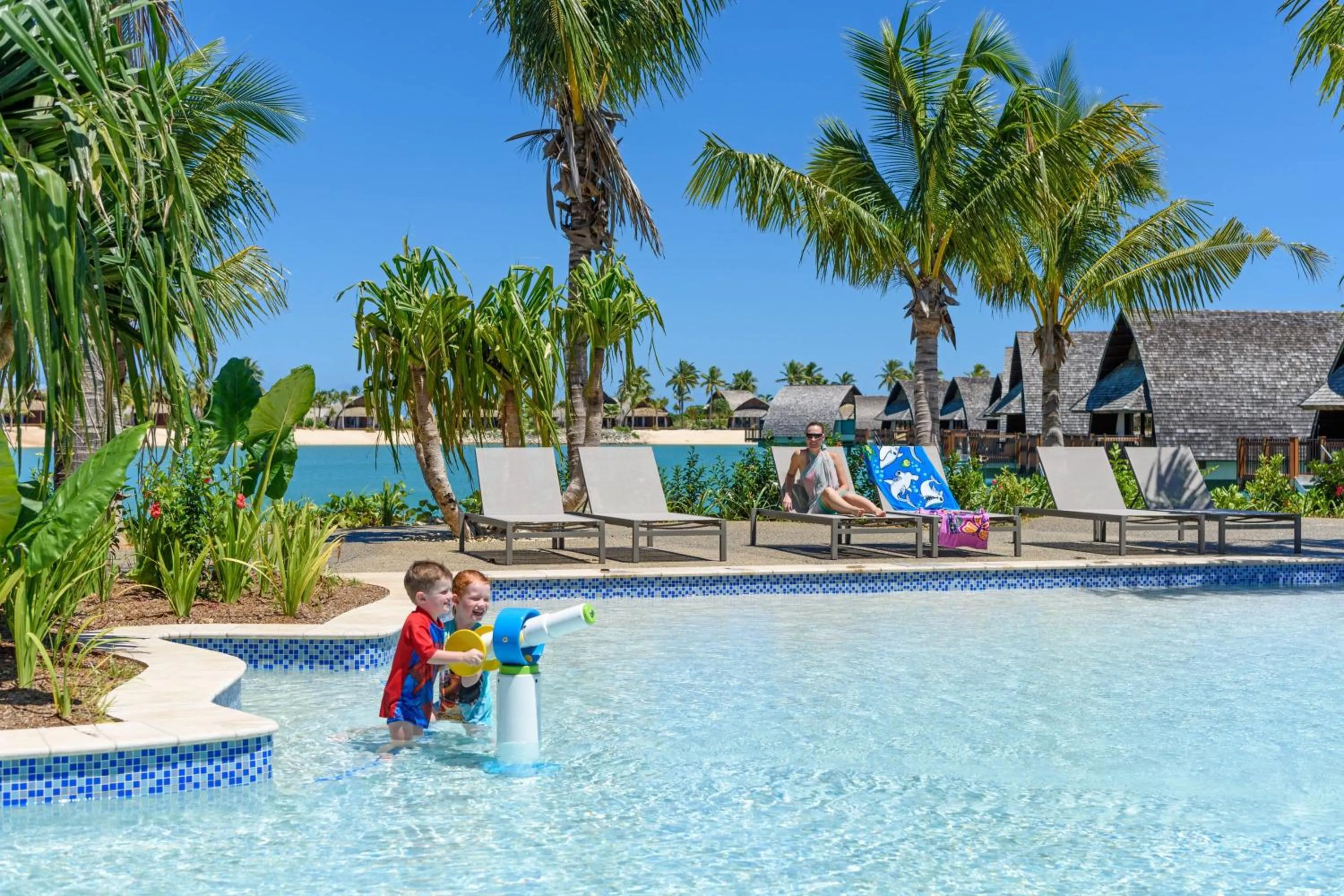 Swimming pool in Fiji Marriott Resort Momi Bay