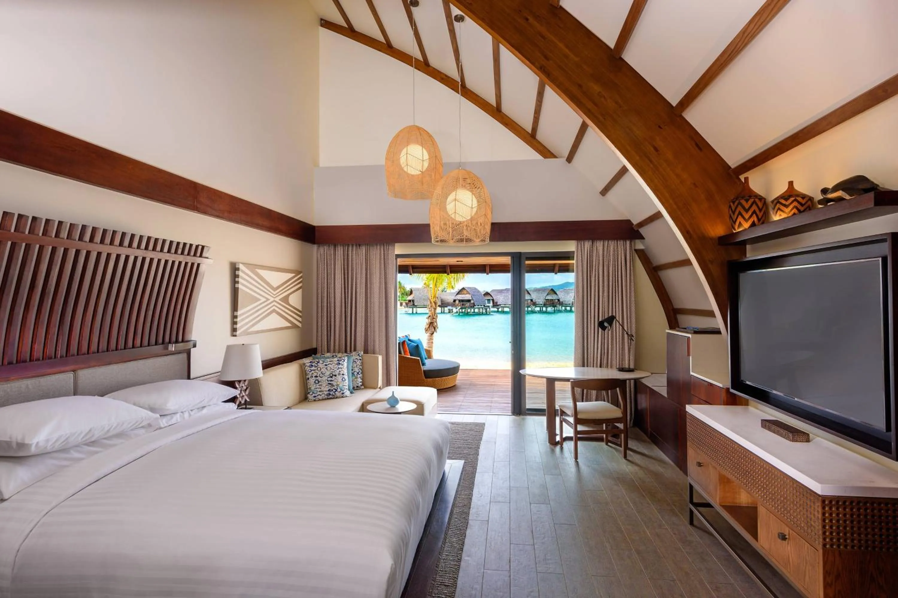 Photo of the whole room, Bed in Fiji Marriott Resort Momi Bay