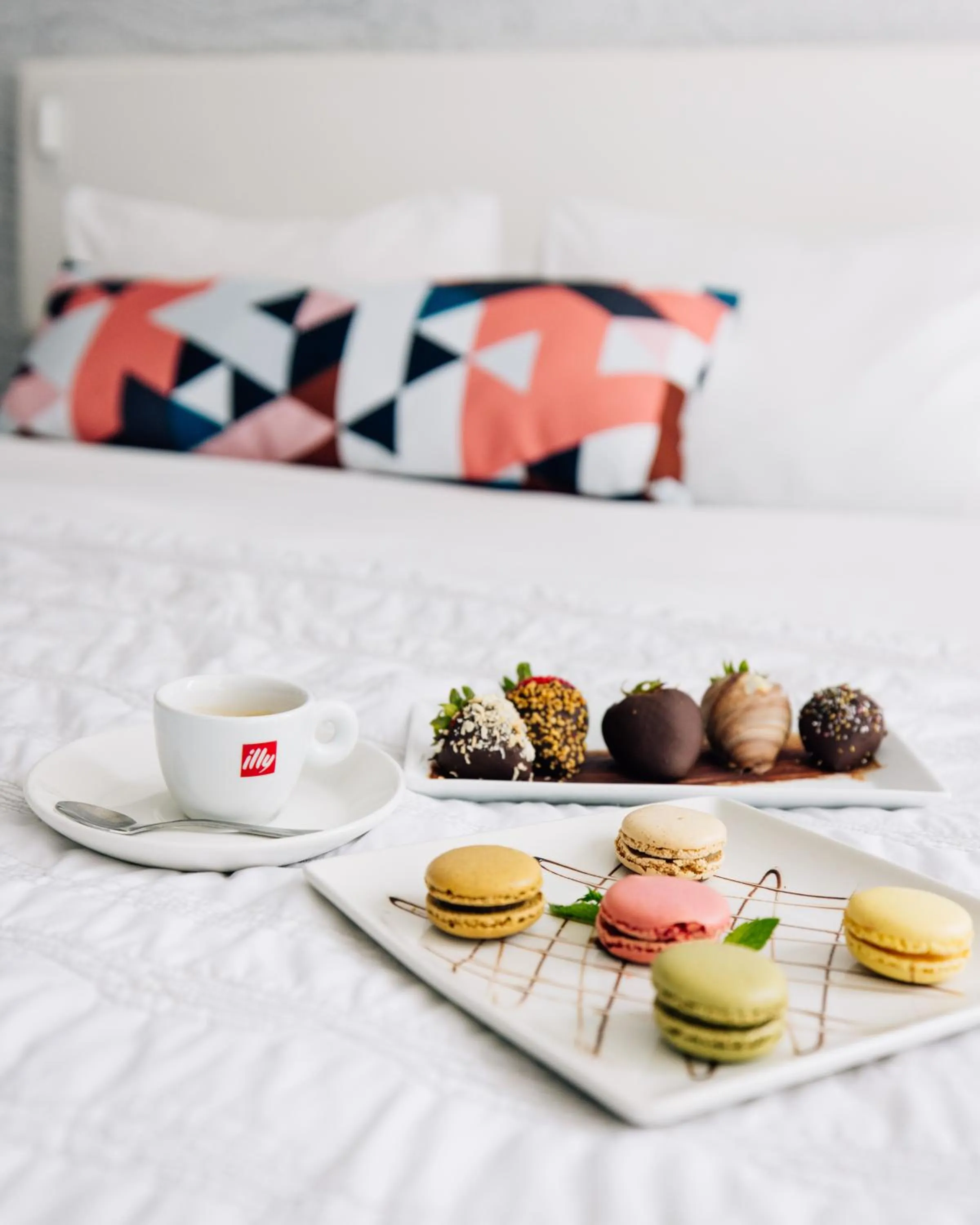 Food close-up, Bed in Le Meridien Denver Downtown