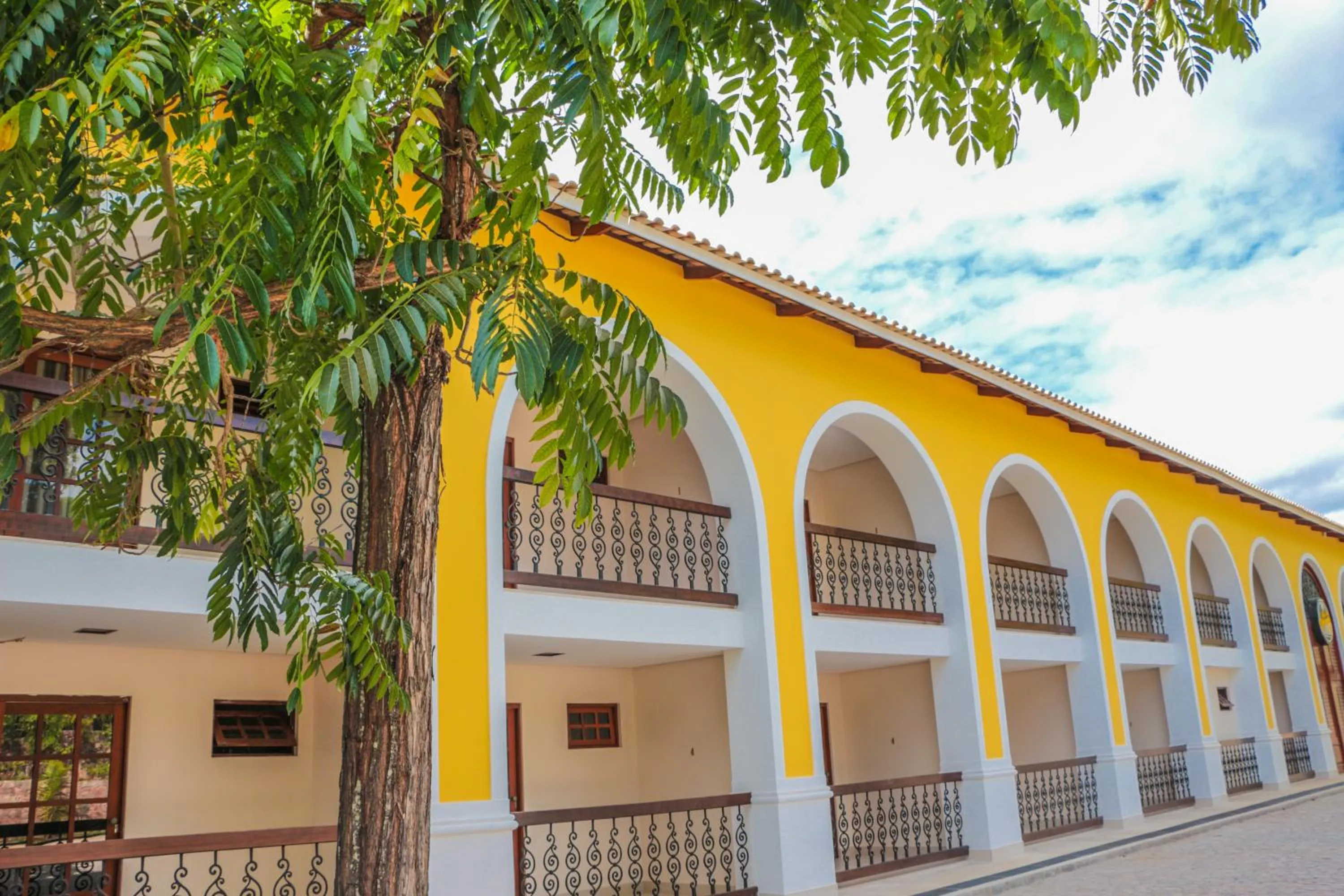 Facade/entrance in Terra dos Diamantes Hotel