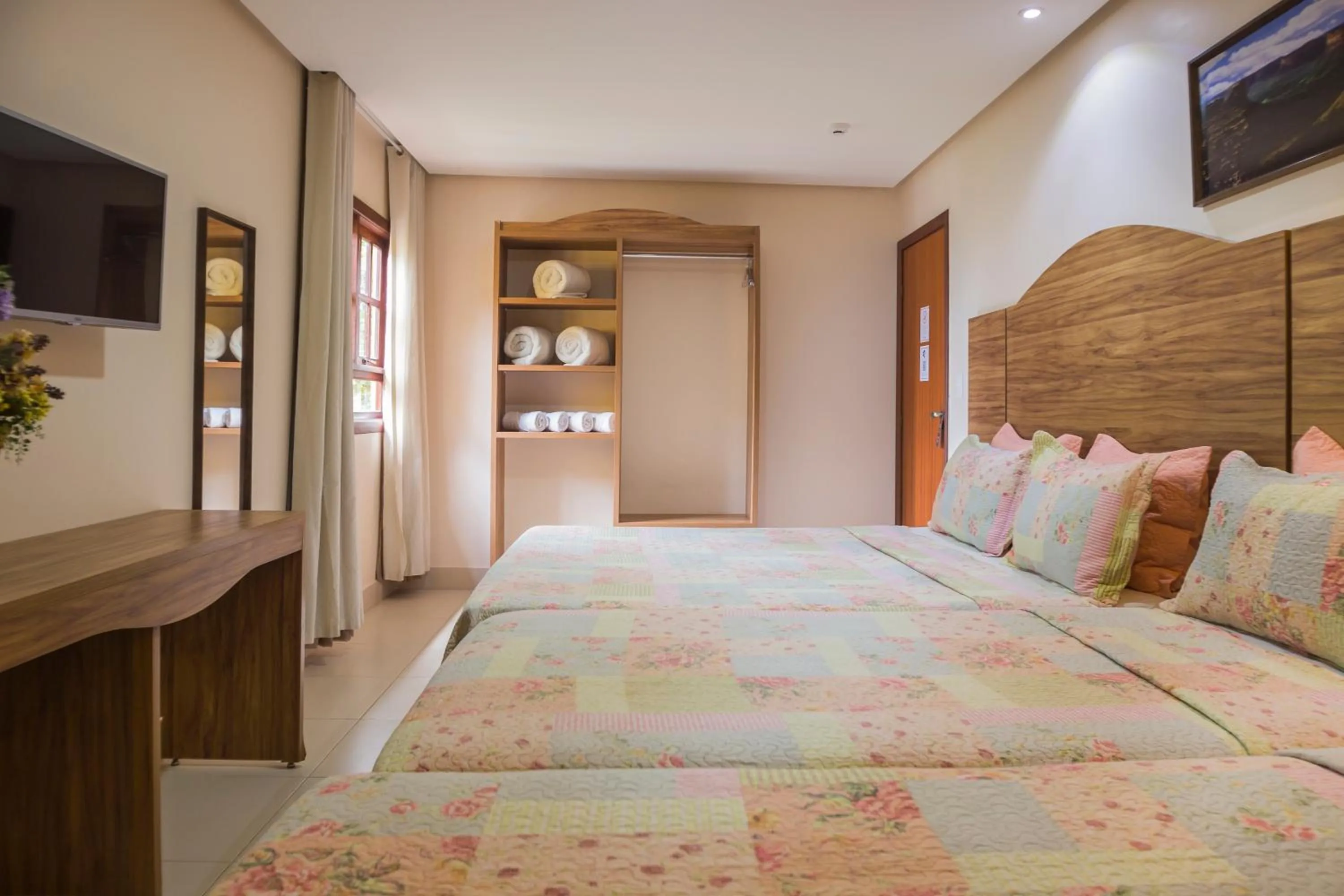 Bed in Terra dos Diamantes Hotel