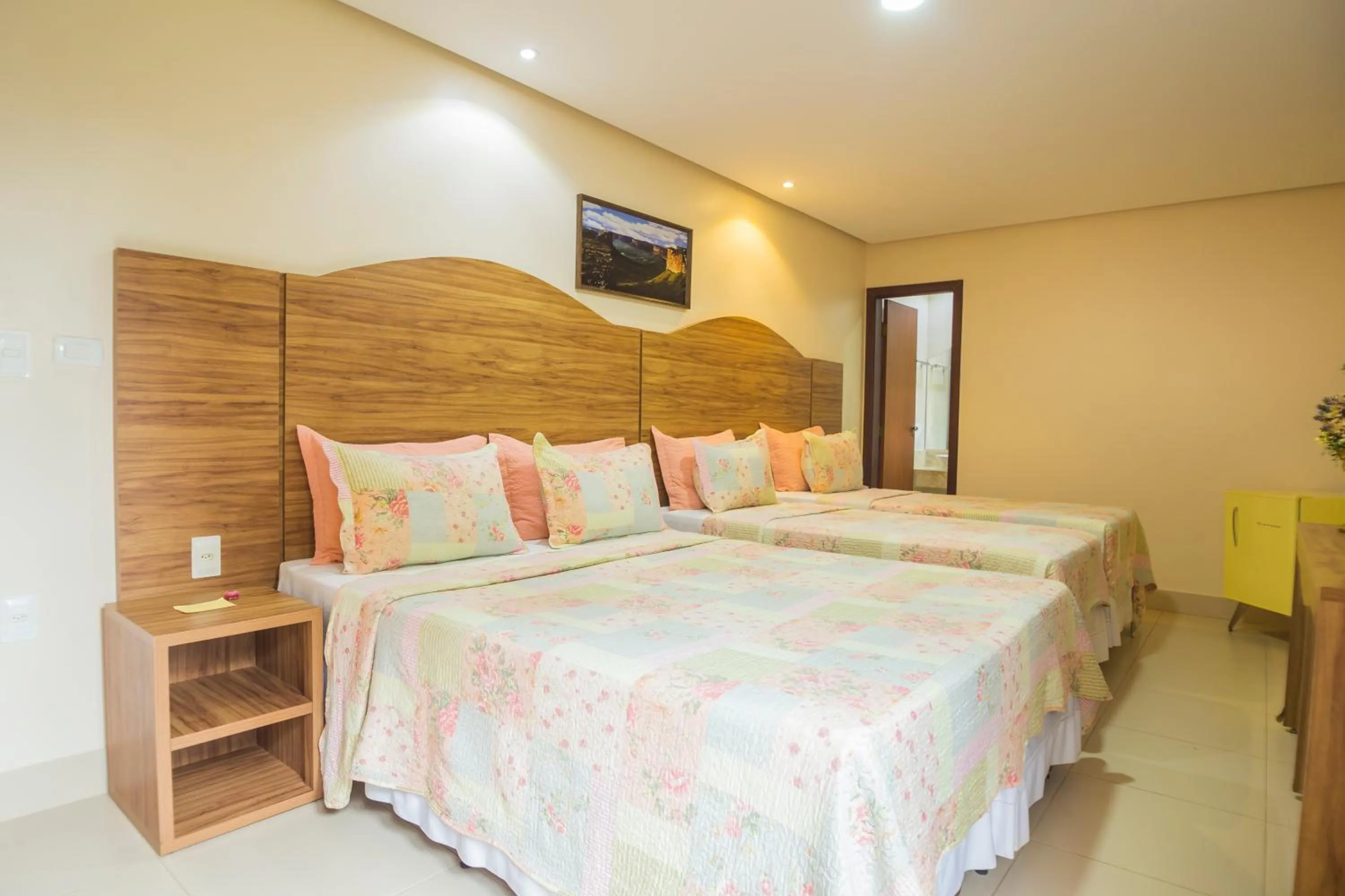 Bed in Terra dos Diamantes Hotel