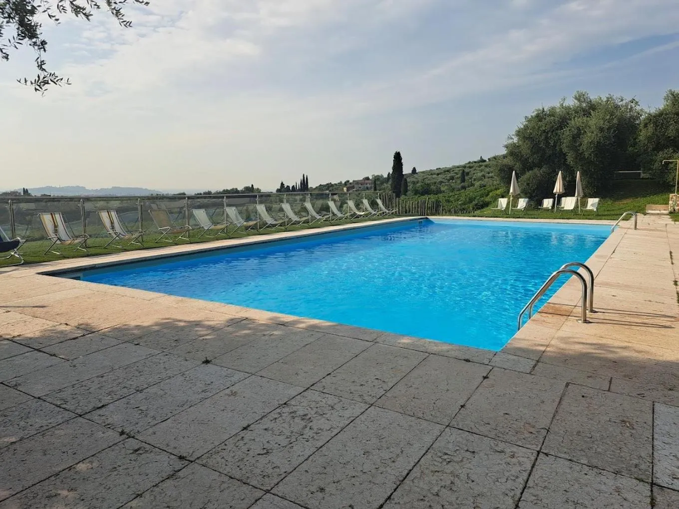 Pool view in Costa degli Ulivi