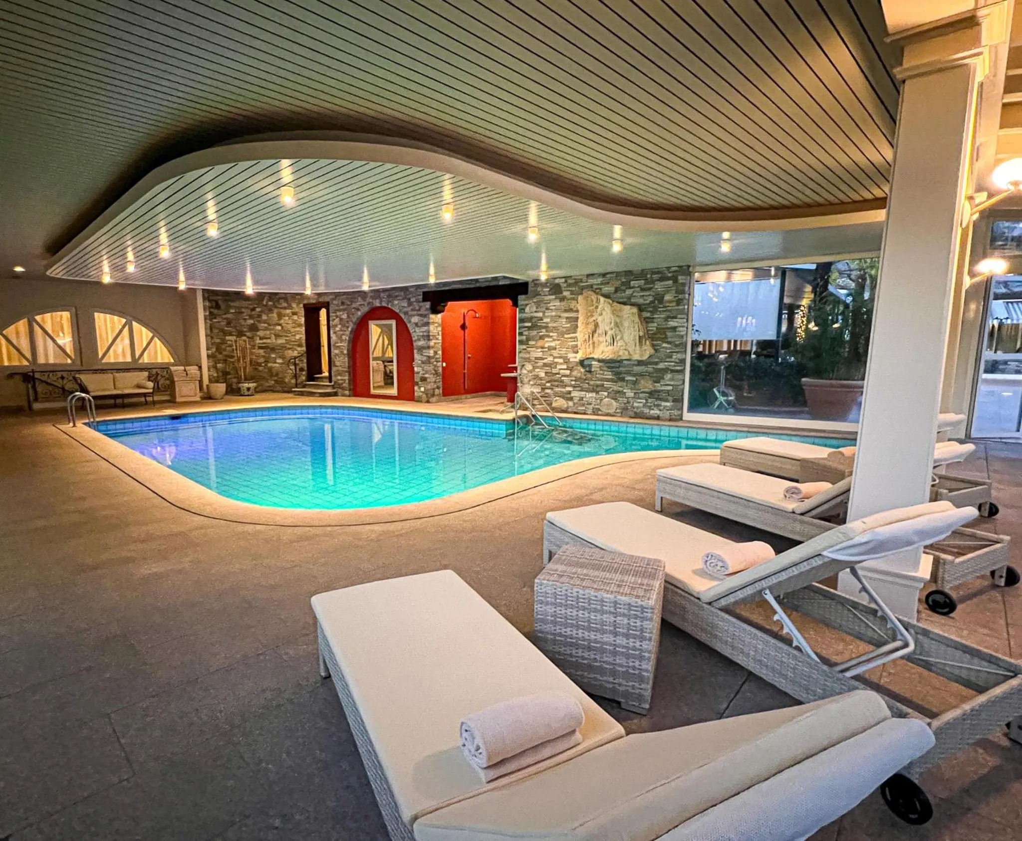 Pool view in Delta Resort Apartments