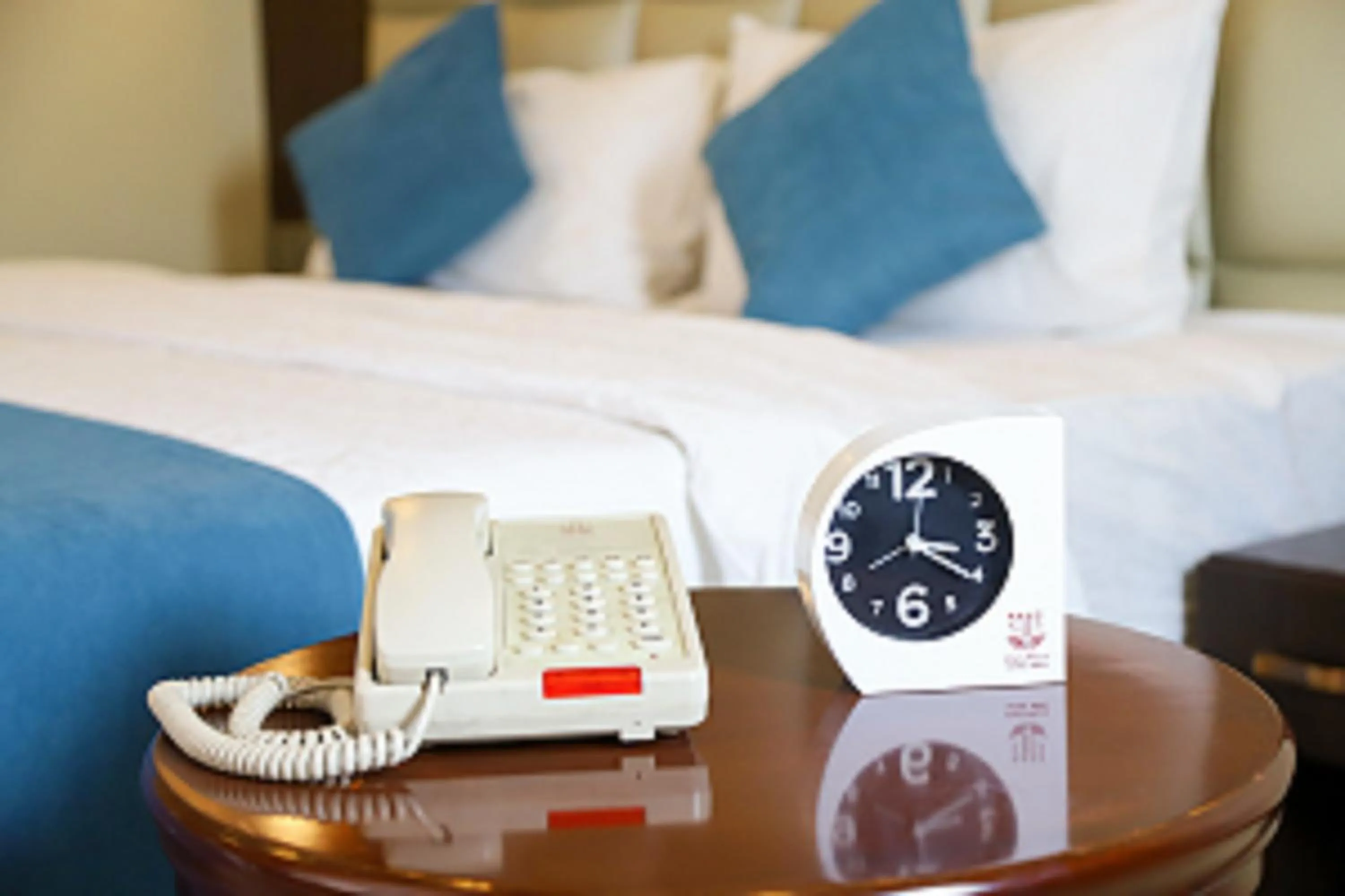 Bed in Paris Plaza Hotel