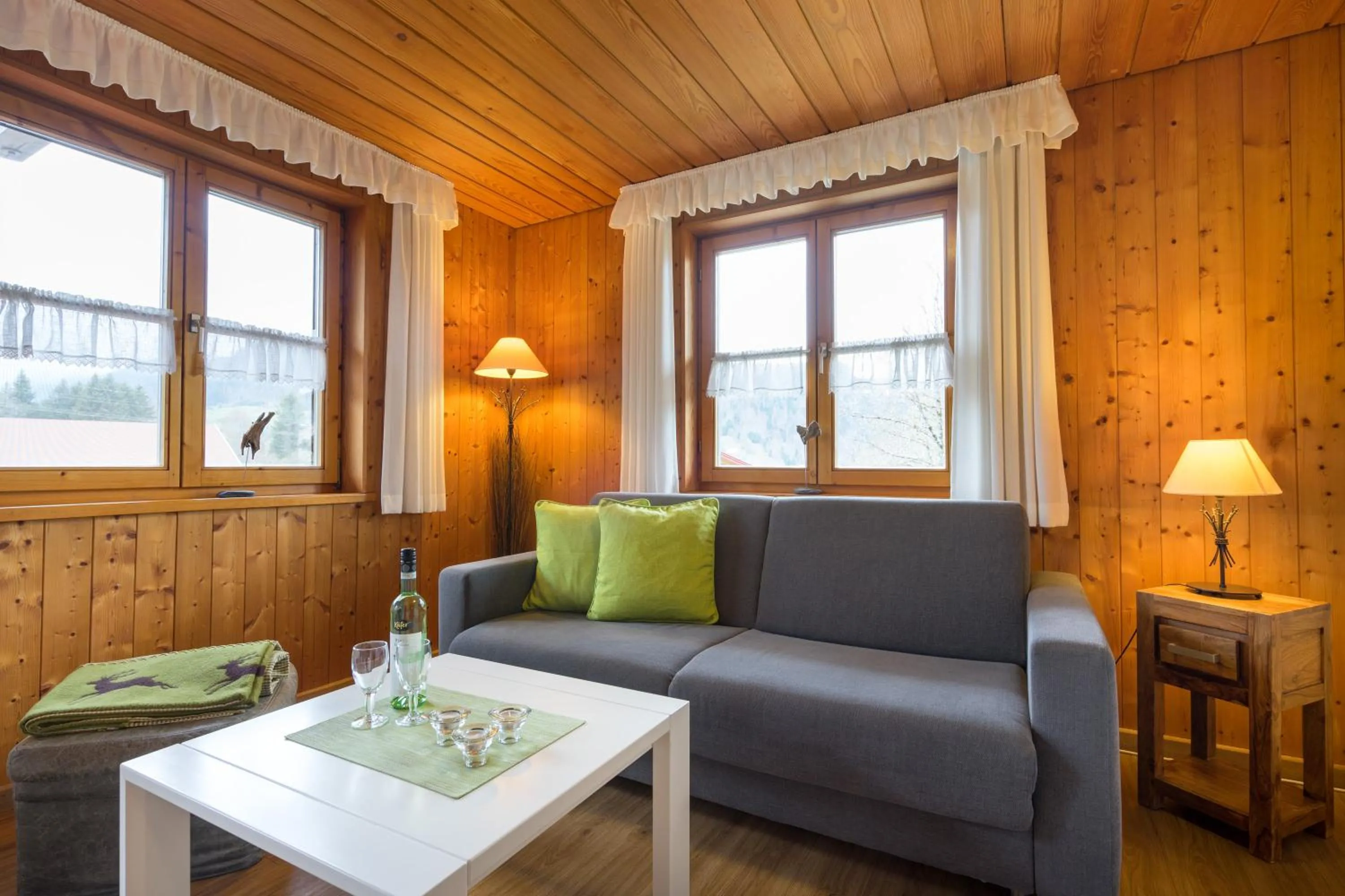 Living room in Ferienwohnungen Alpentraum - Landhaus am Bächle