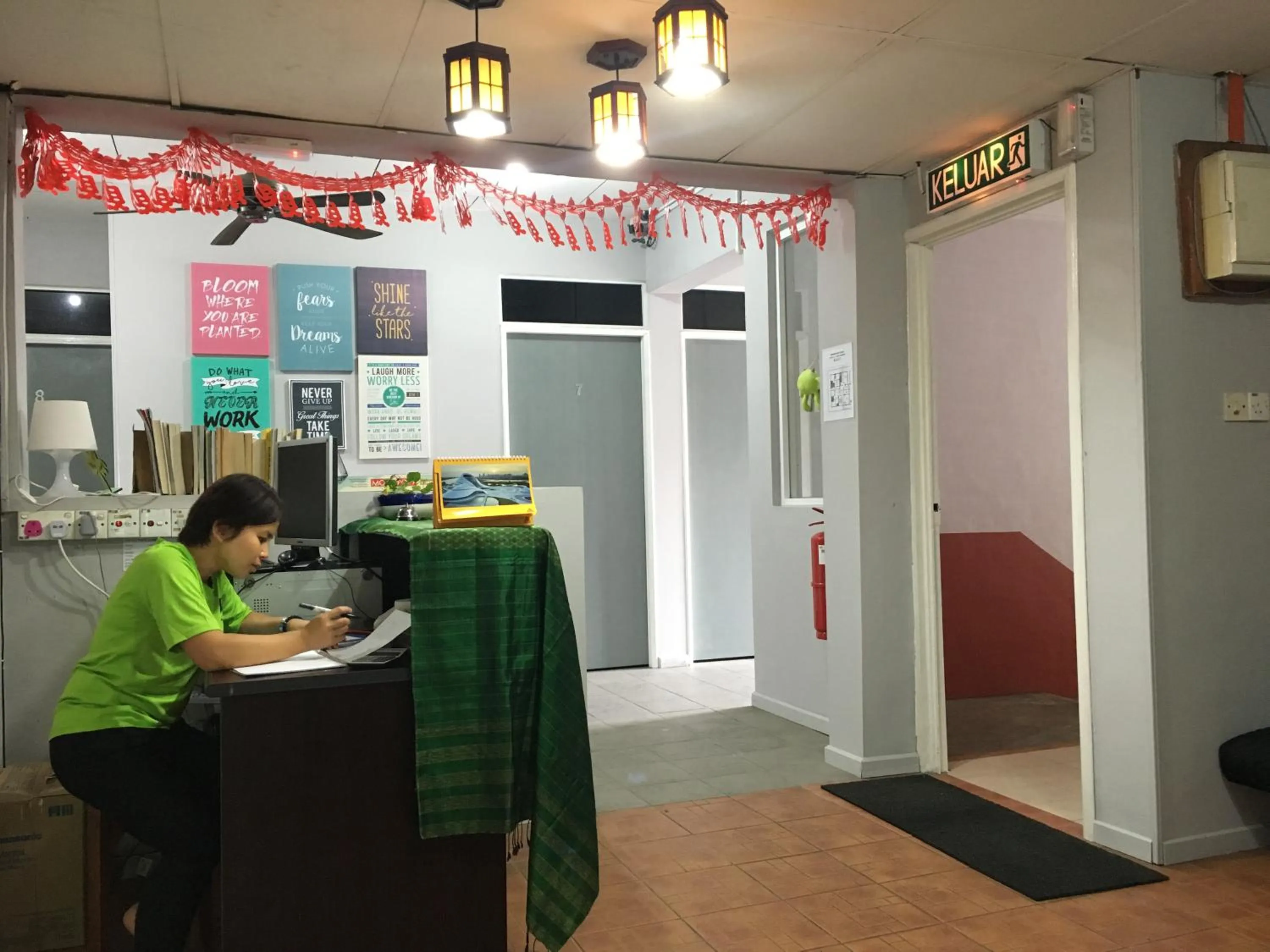 Lobby or reception in Ranau Backpackers Hostel