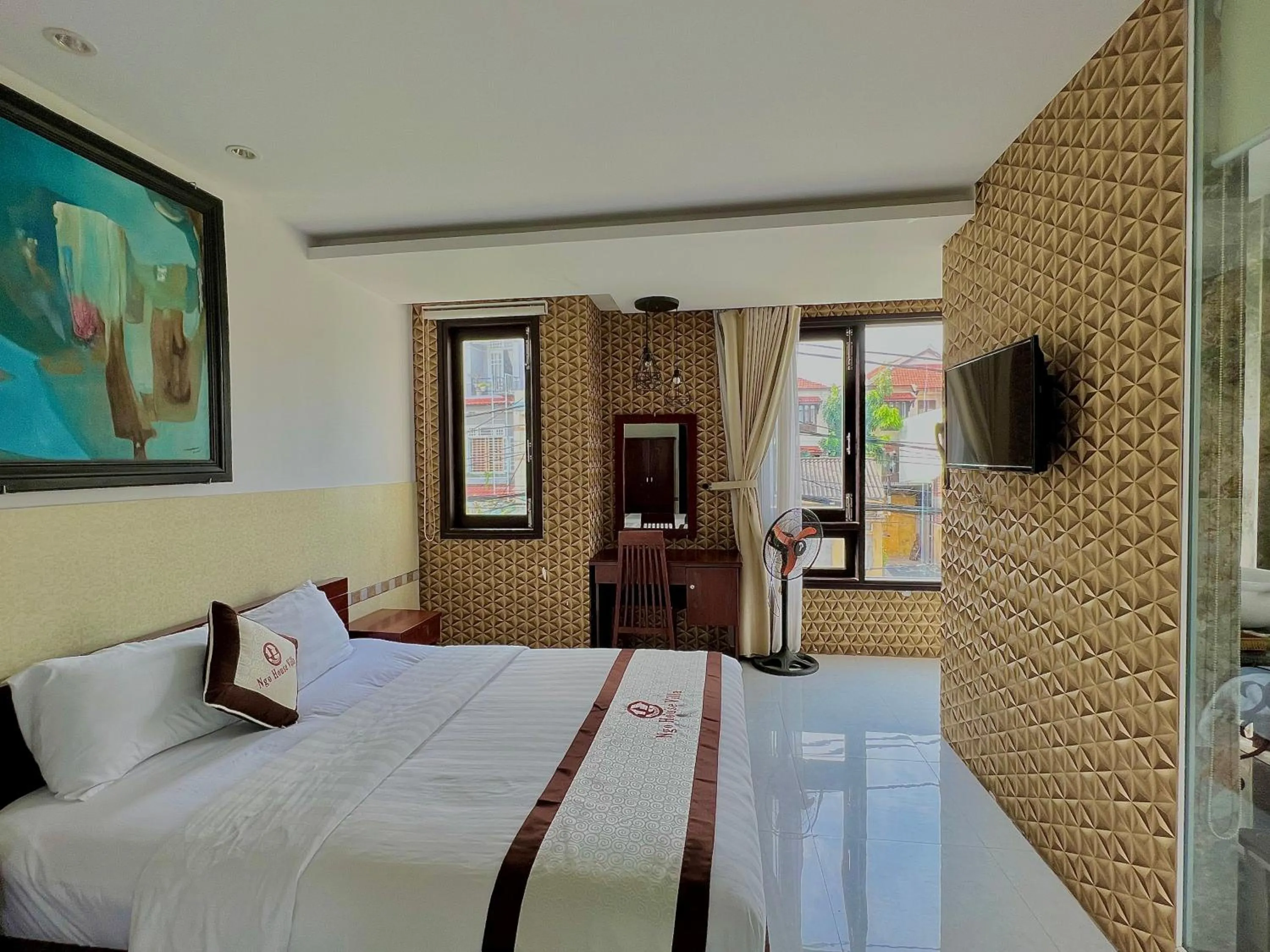 Photo of the whole room, Bed in Ngo House Villa