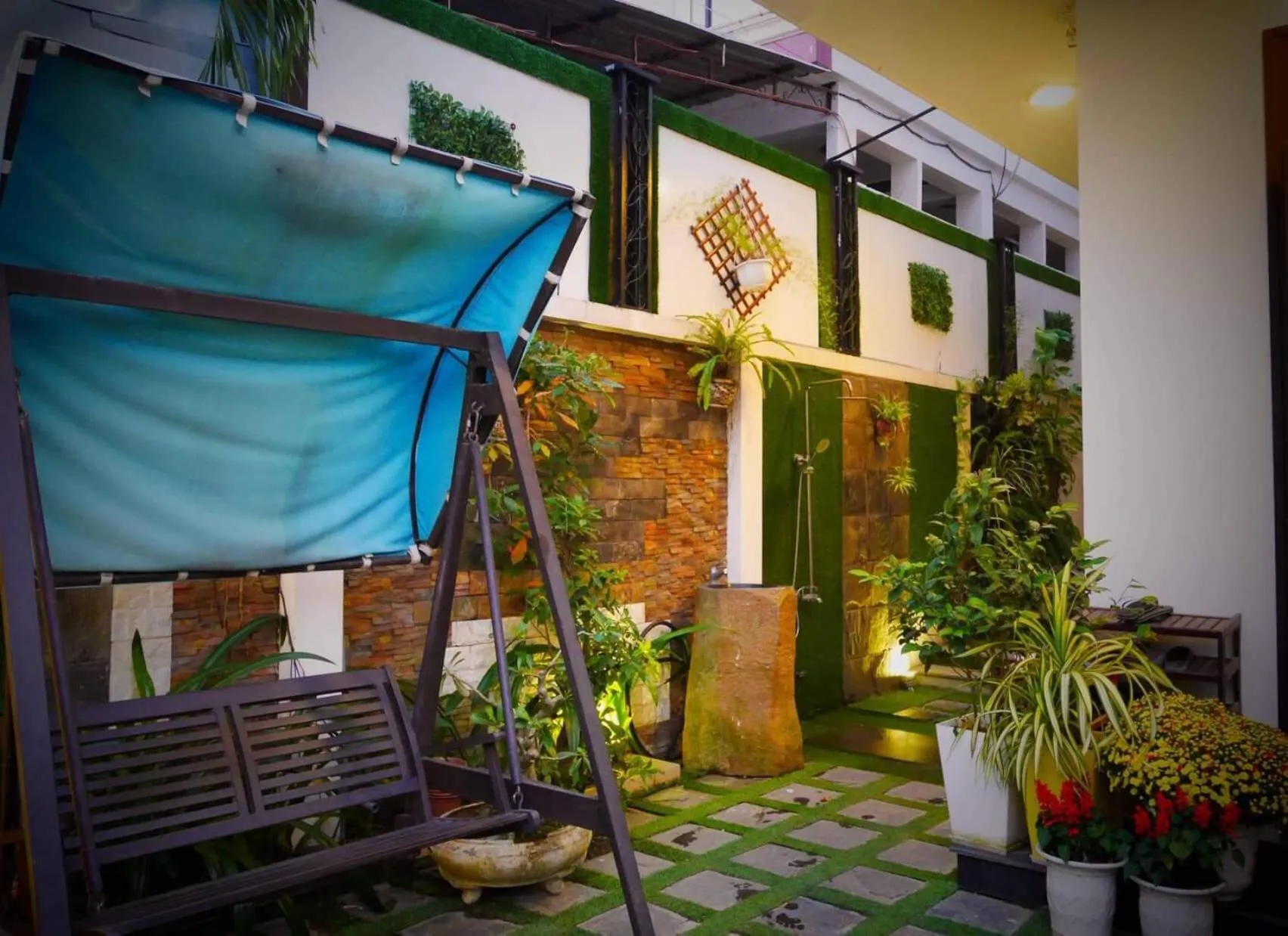 Patio in Ngo House Villa