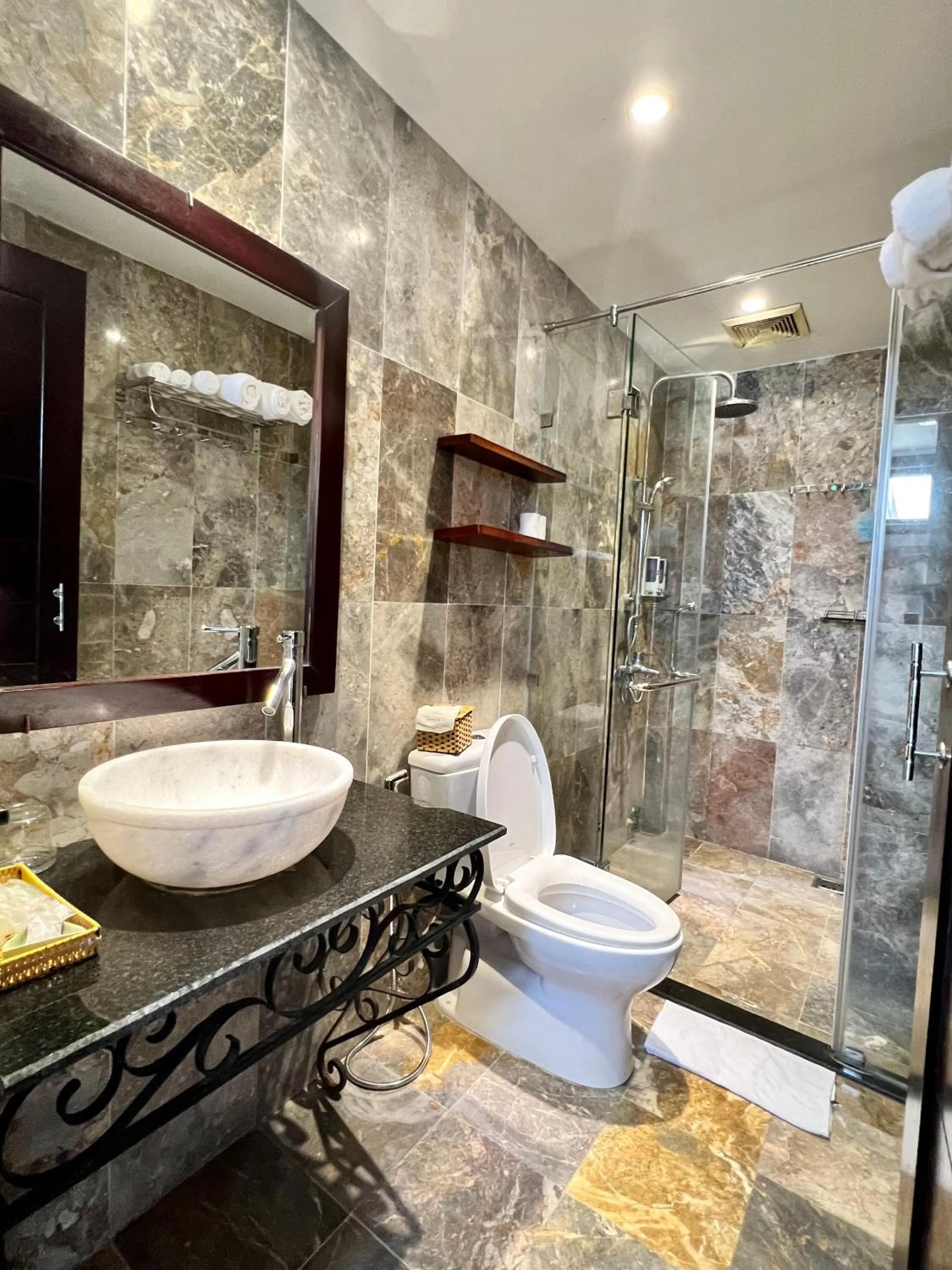 Bathroom in Ngo House Villa