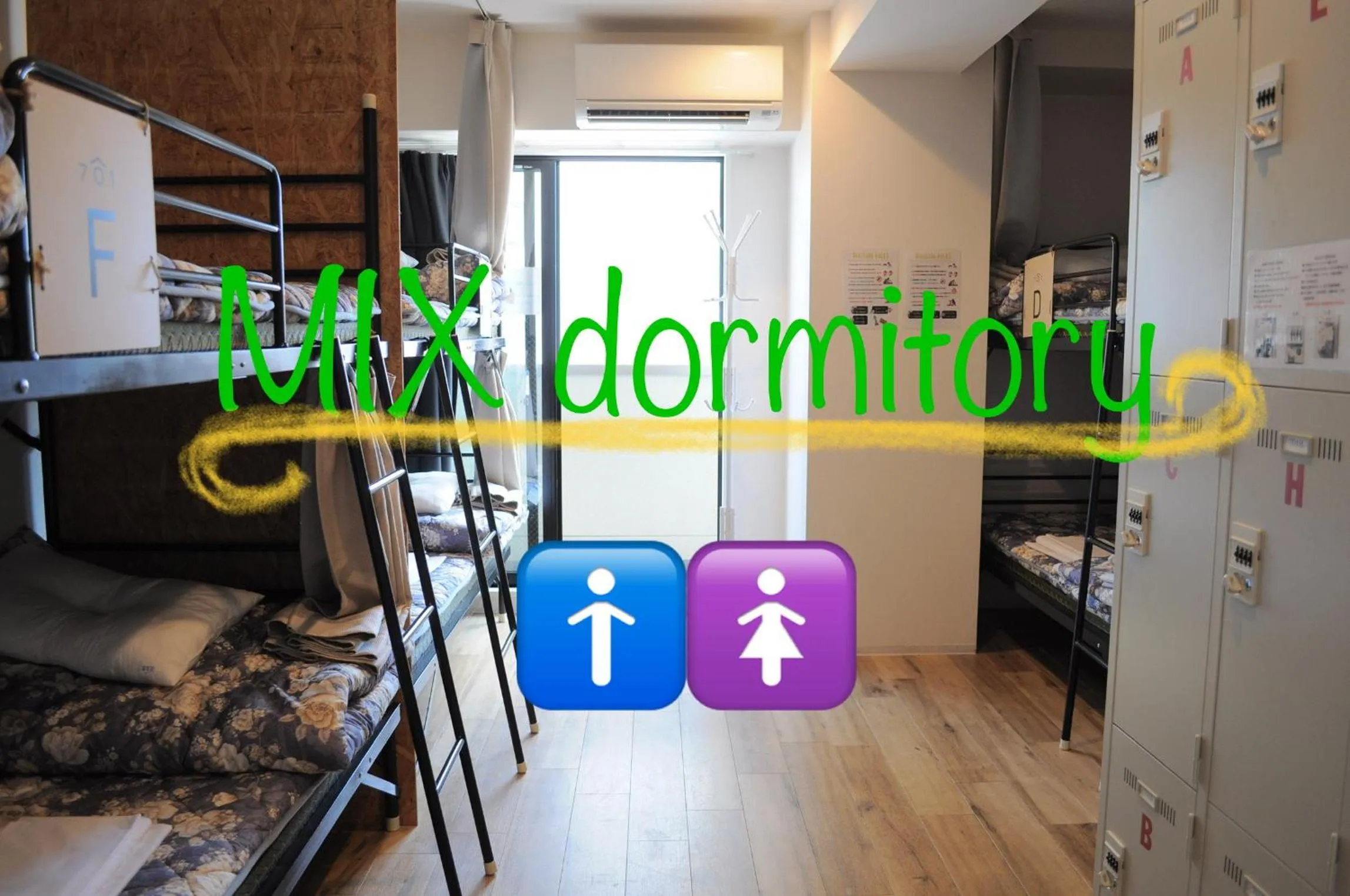 bunk bed, Property Logo/Sign in 04village Namba