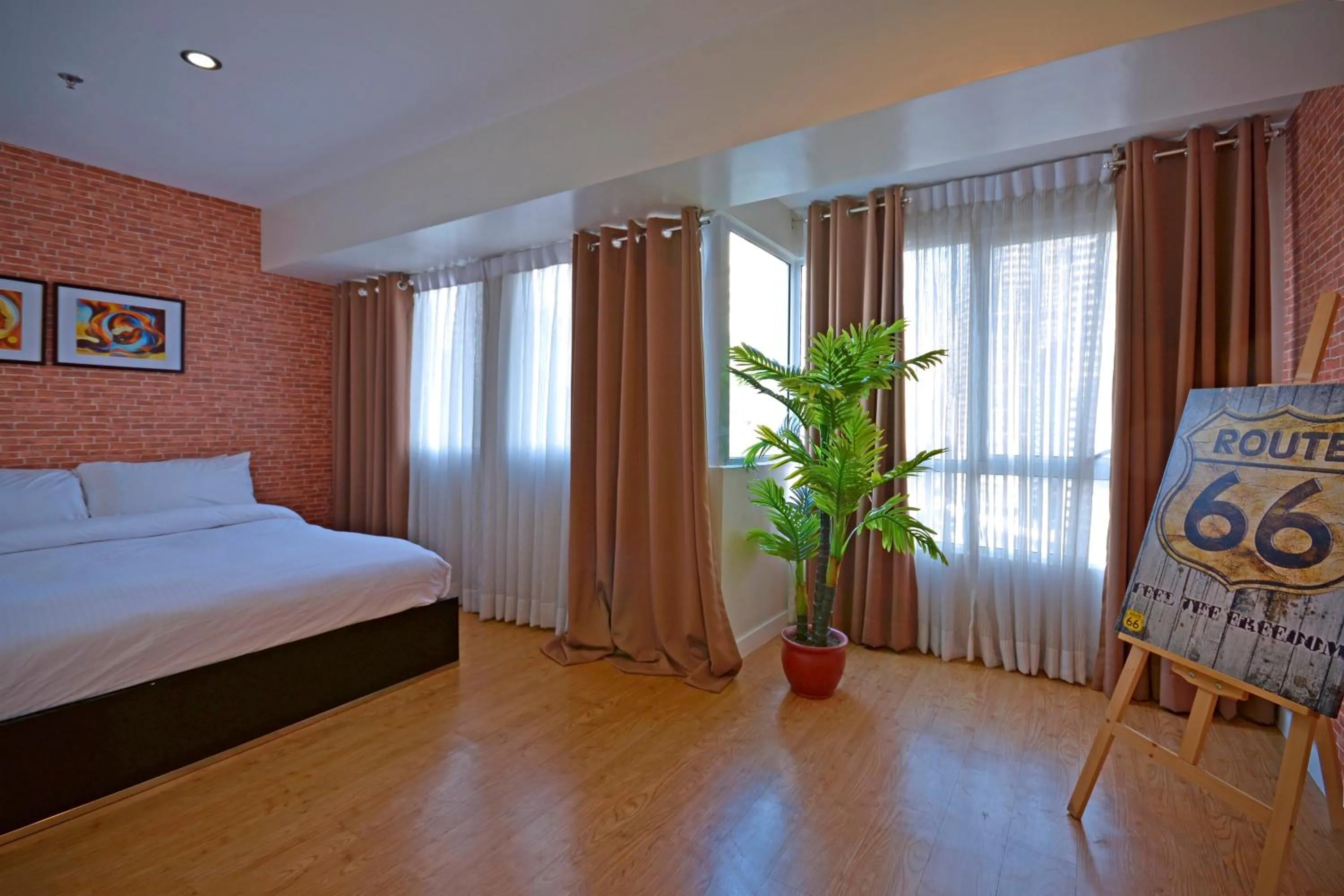 Bed in Victoria SOHO Suites