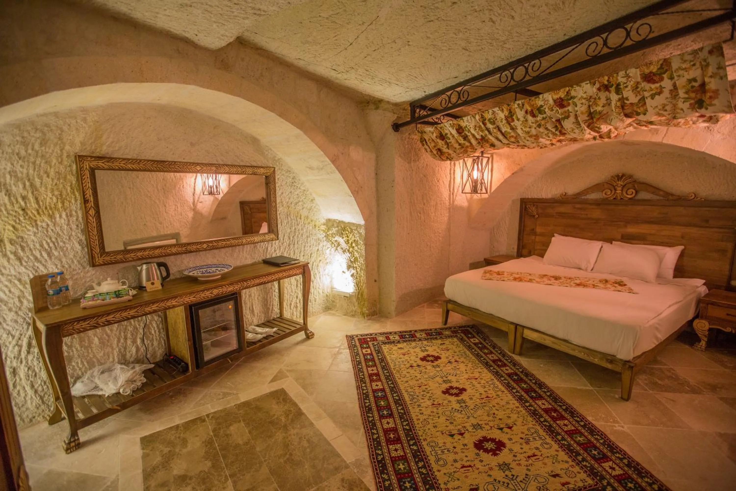 Bed in Agarta Cave Hotel