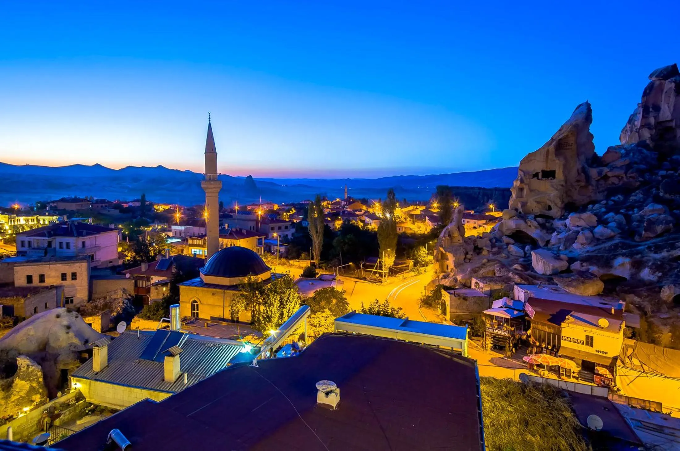 Natural landscape in Agarta Cave Hotel