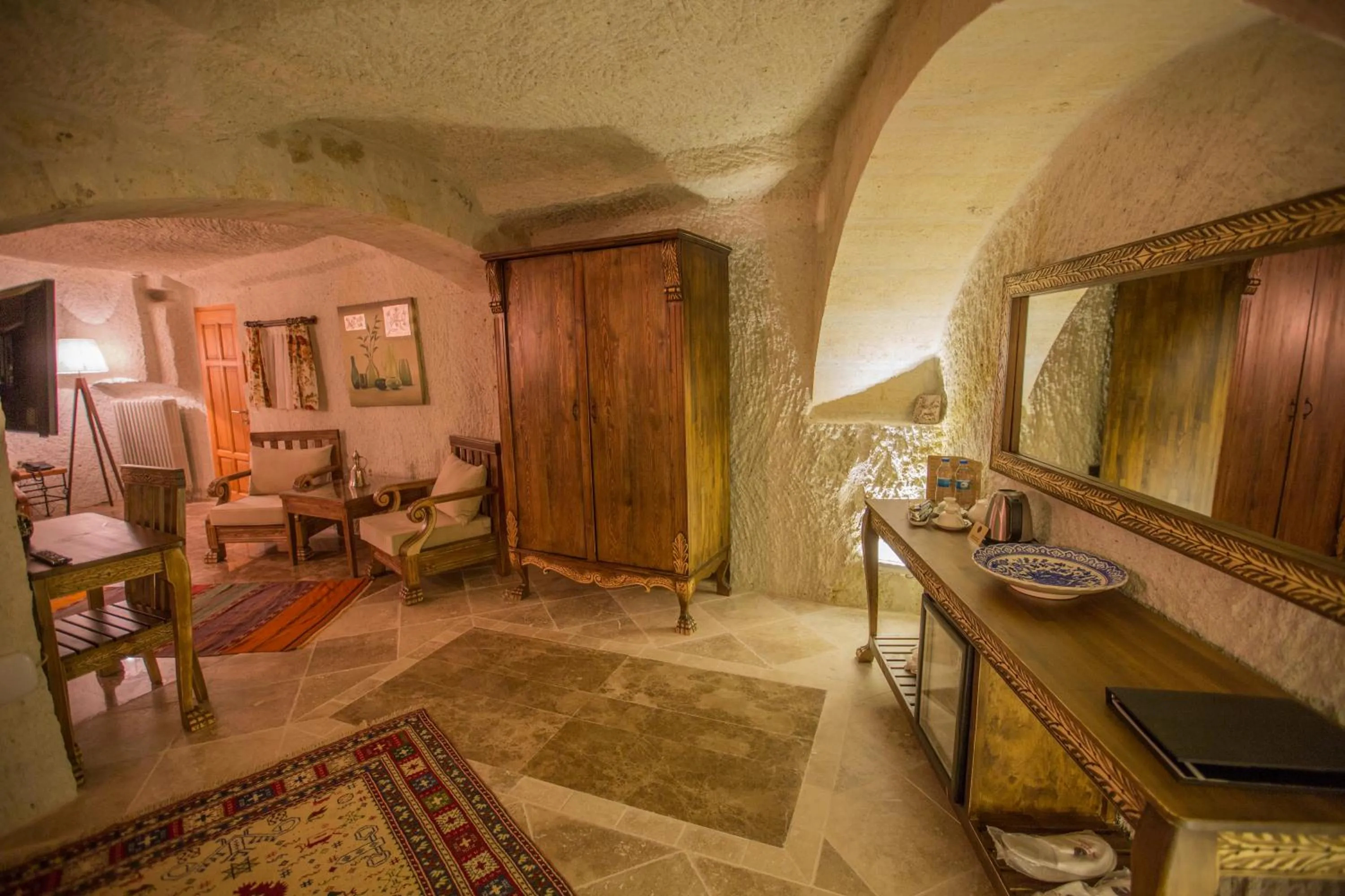 Decorative detail in Agarta Cave Hotel