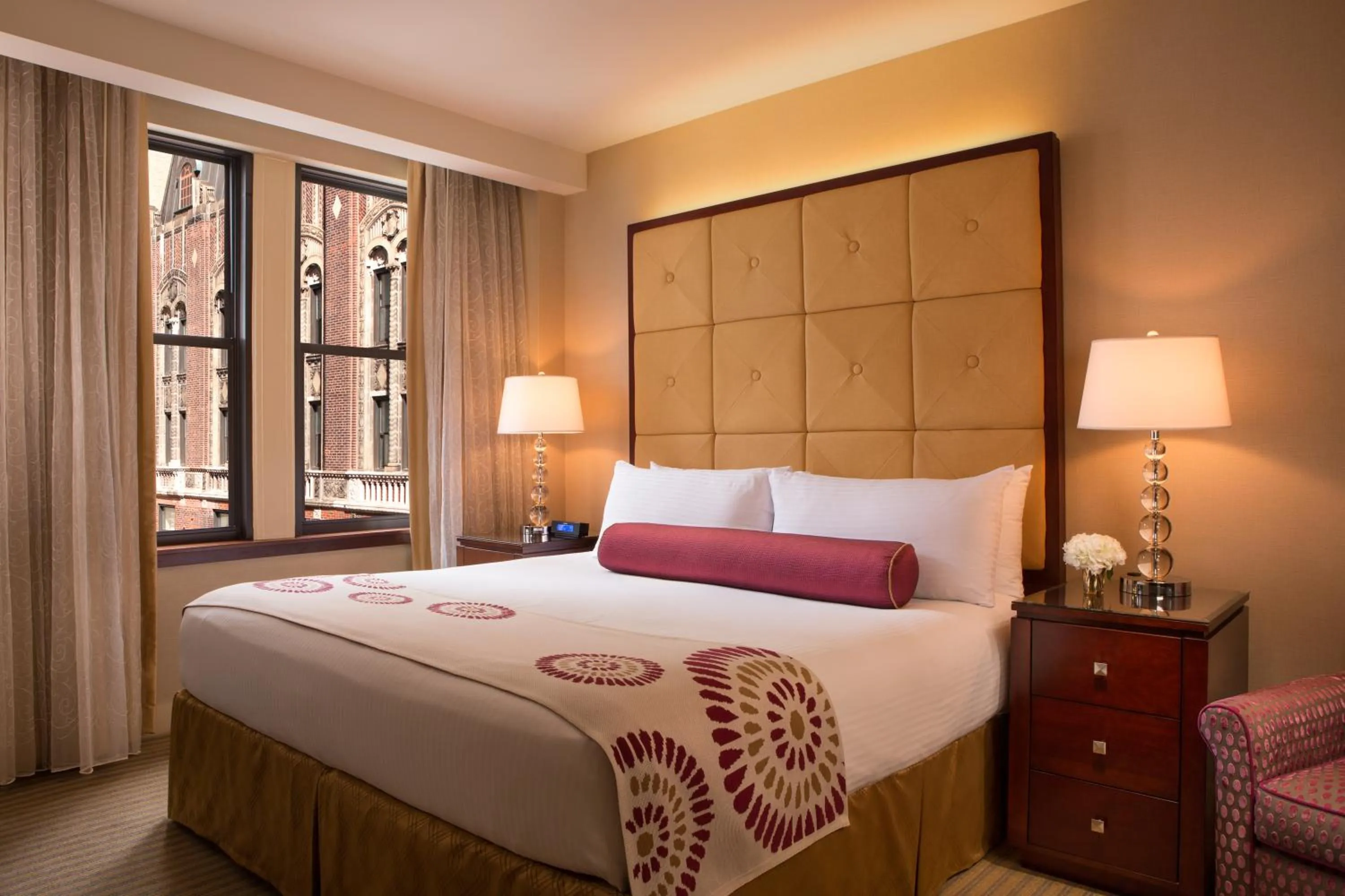 Bed in Millennium Knickerbocker Chicago