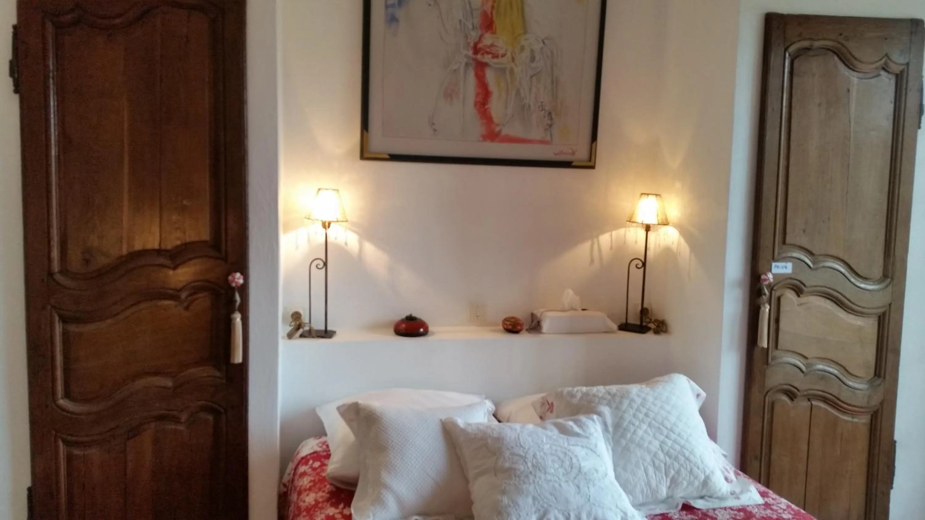 Decorative detail, Bed in La Douce Heure