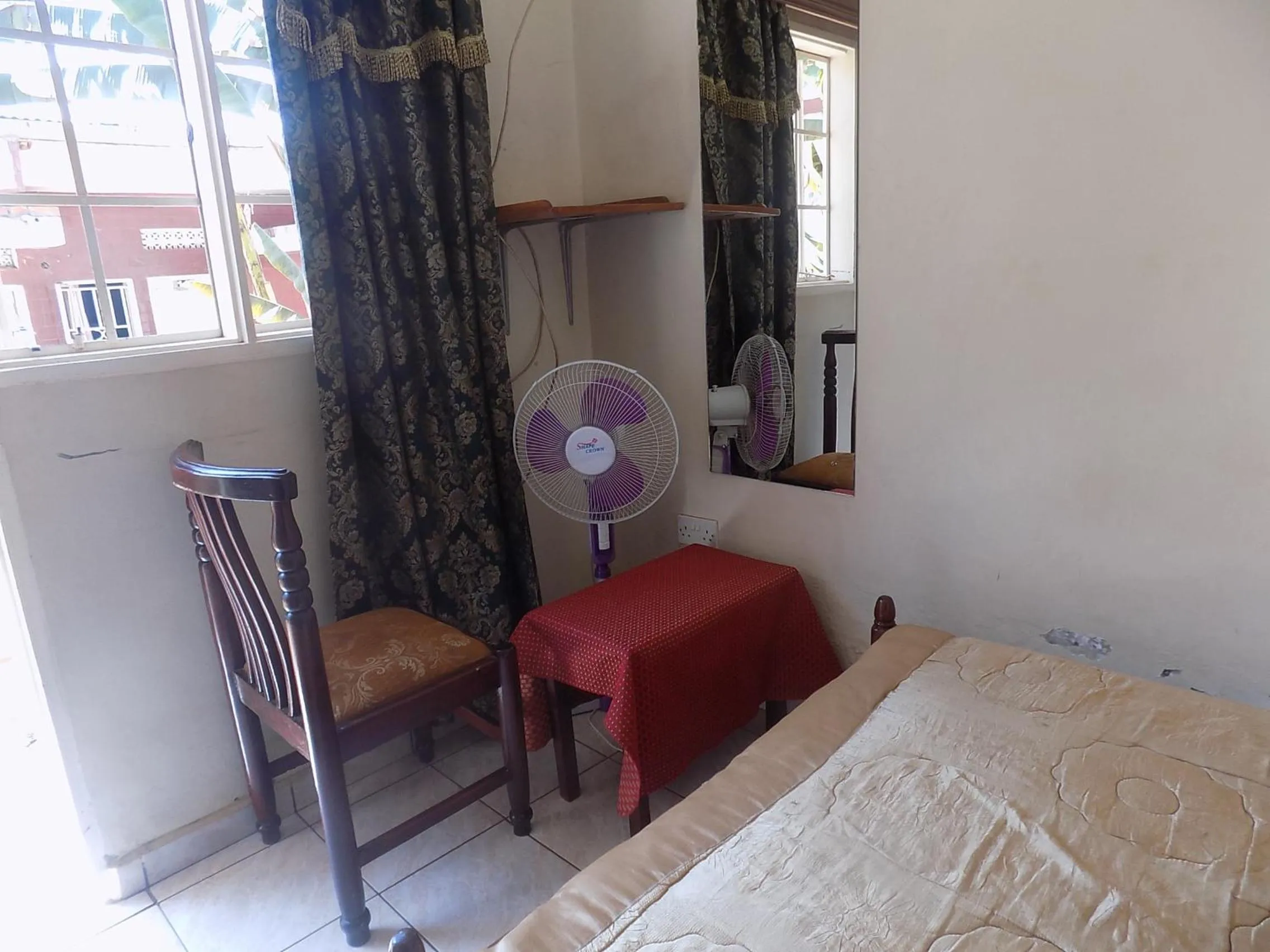 Seating area in Manhattan Guesthouse Kampala