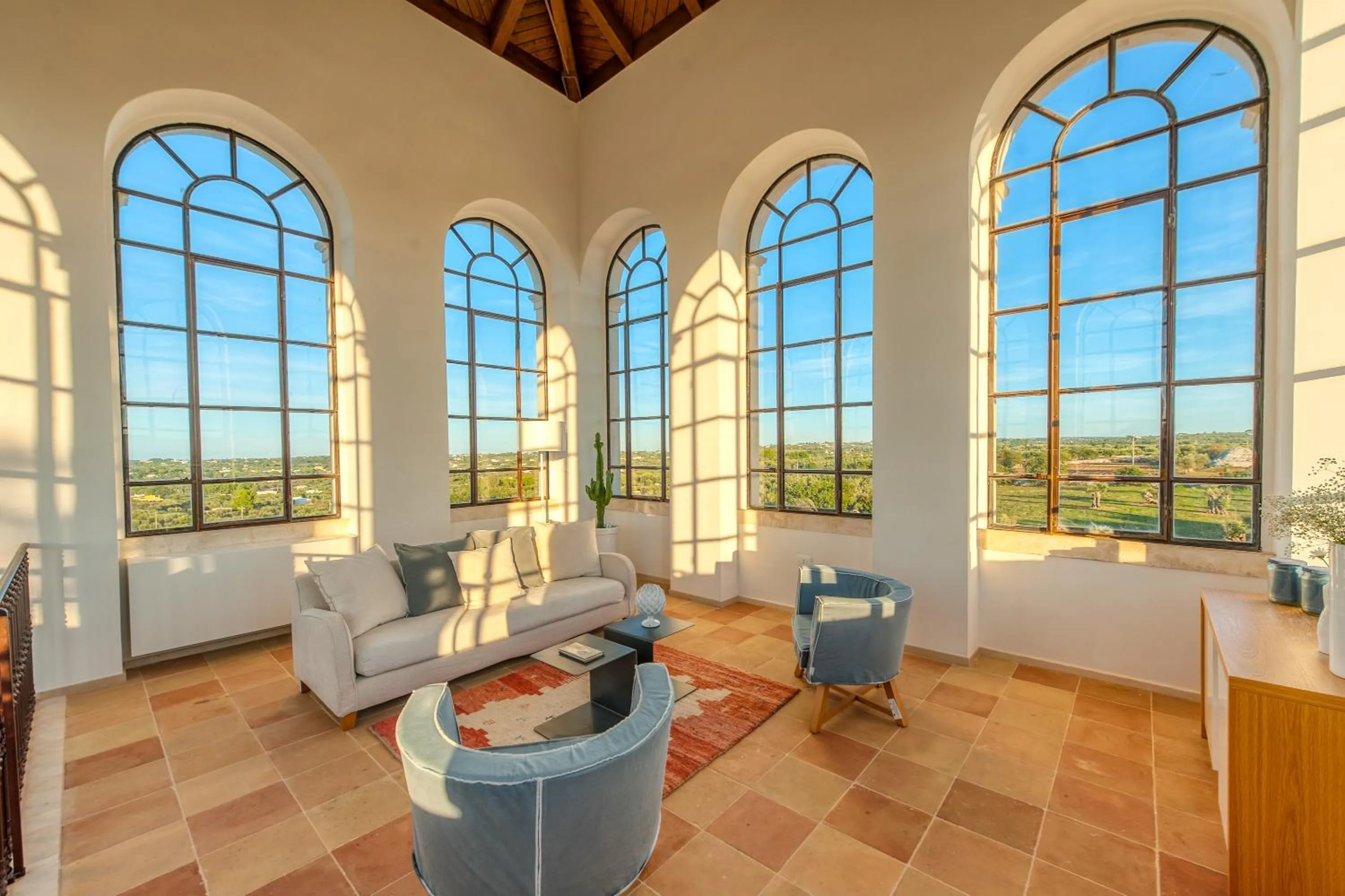 Living room in Villa Torre Bianca by Emily Hotels