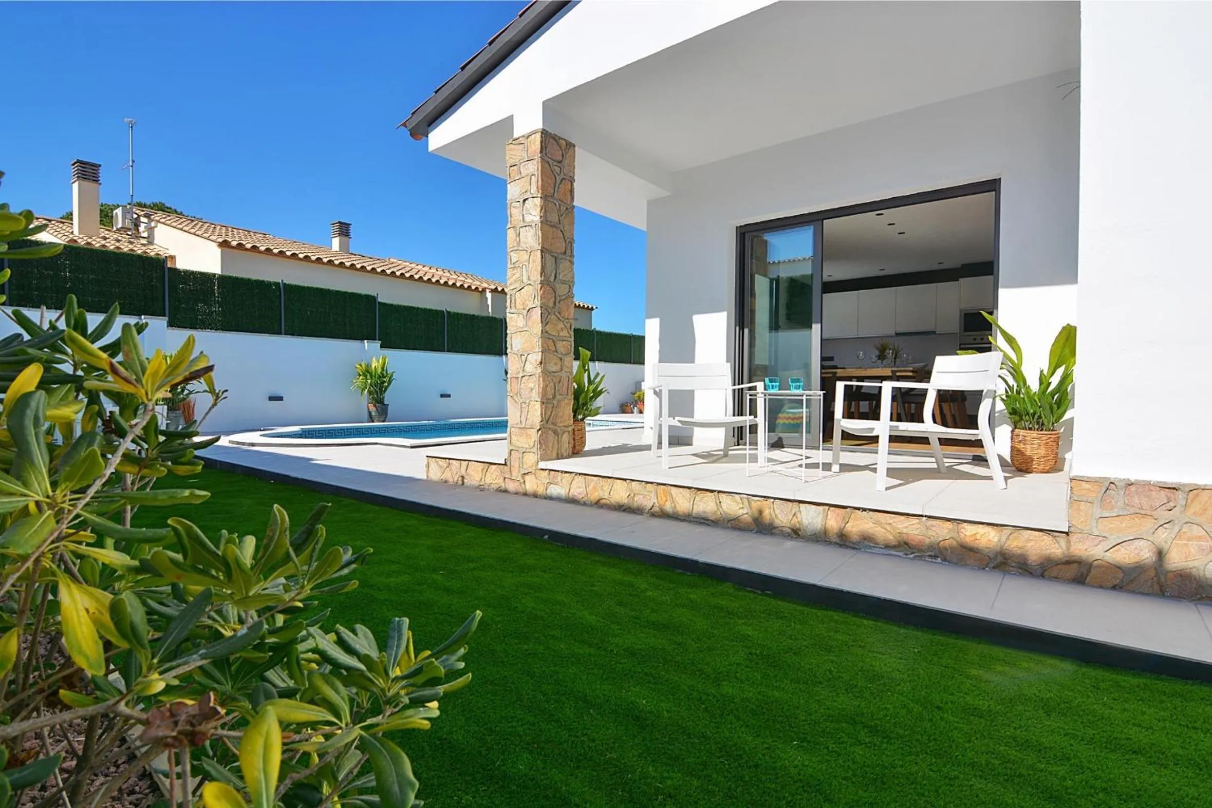 Patio in Holiday Home Vinya