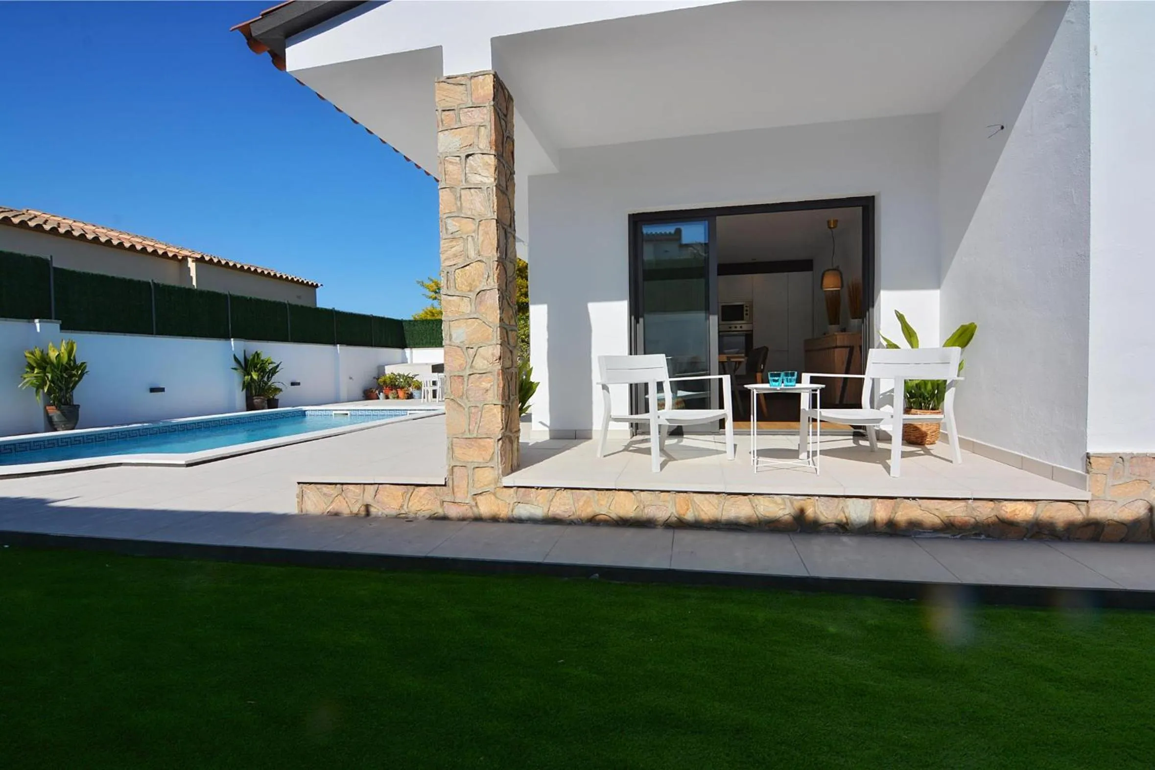 Patio in Holiday Home Vinya