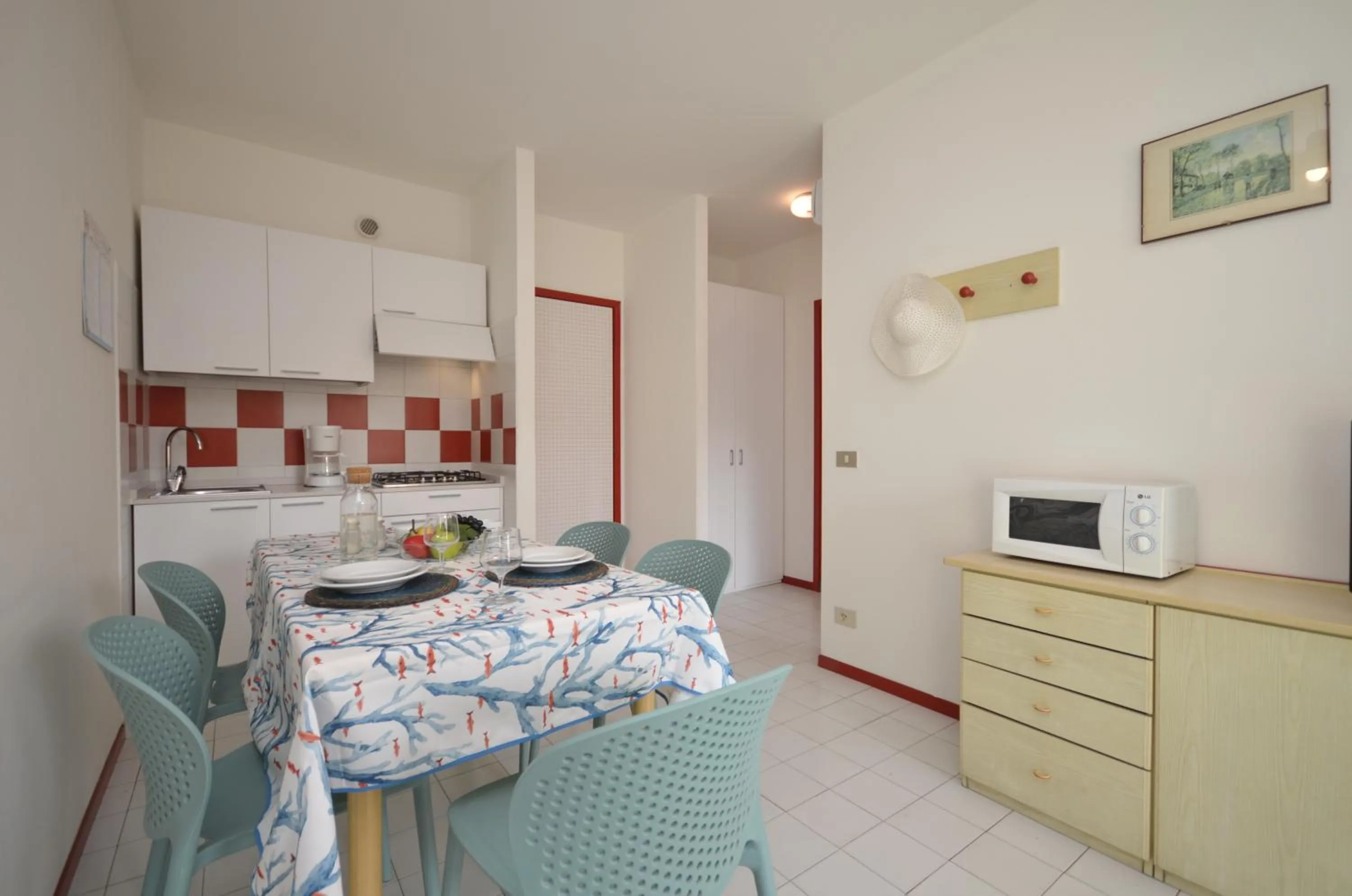 Kitchen or kitchenette in Appartamenti Urano