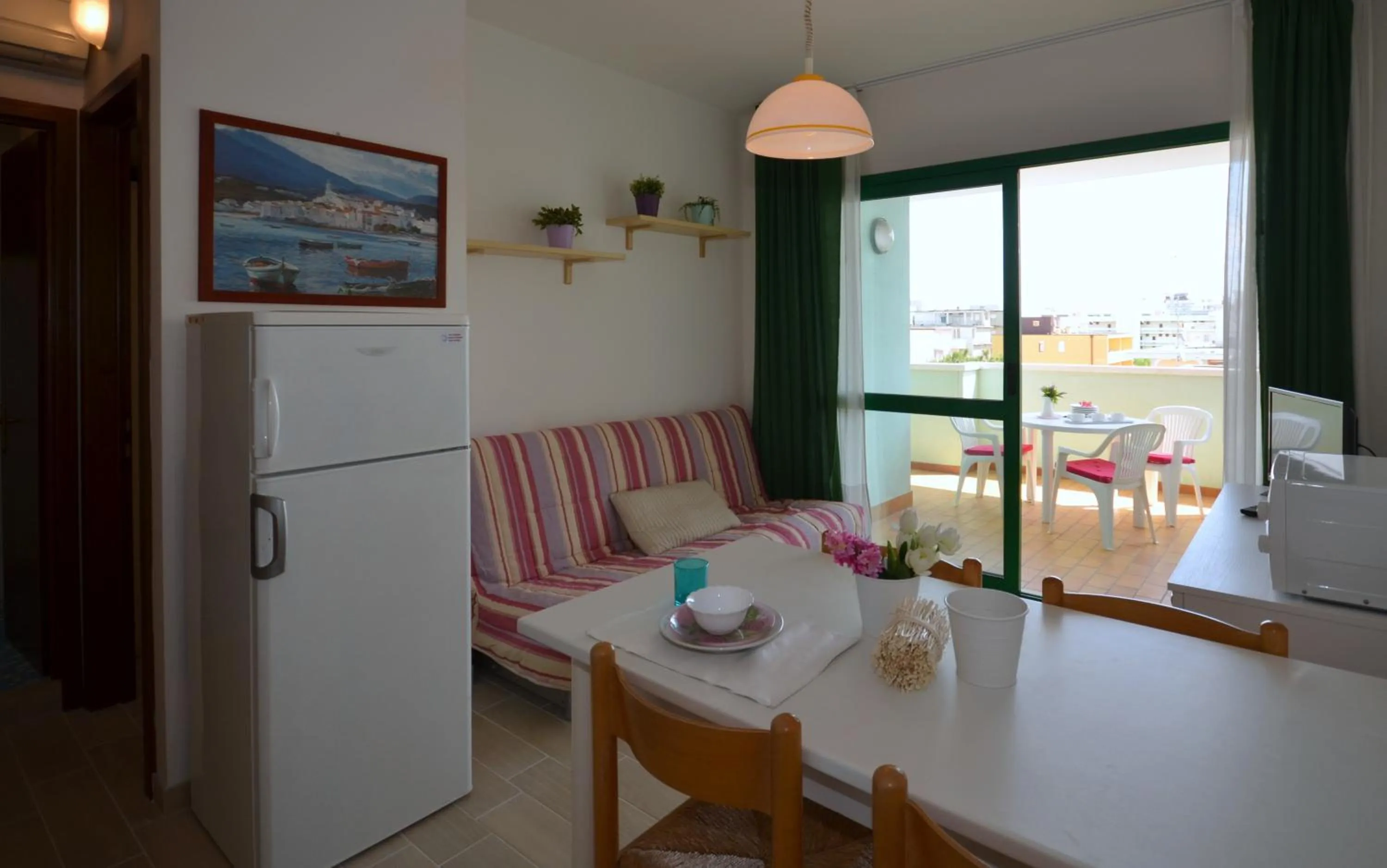 Kitchen or kitchenette in Appartamenti Acquaverde