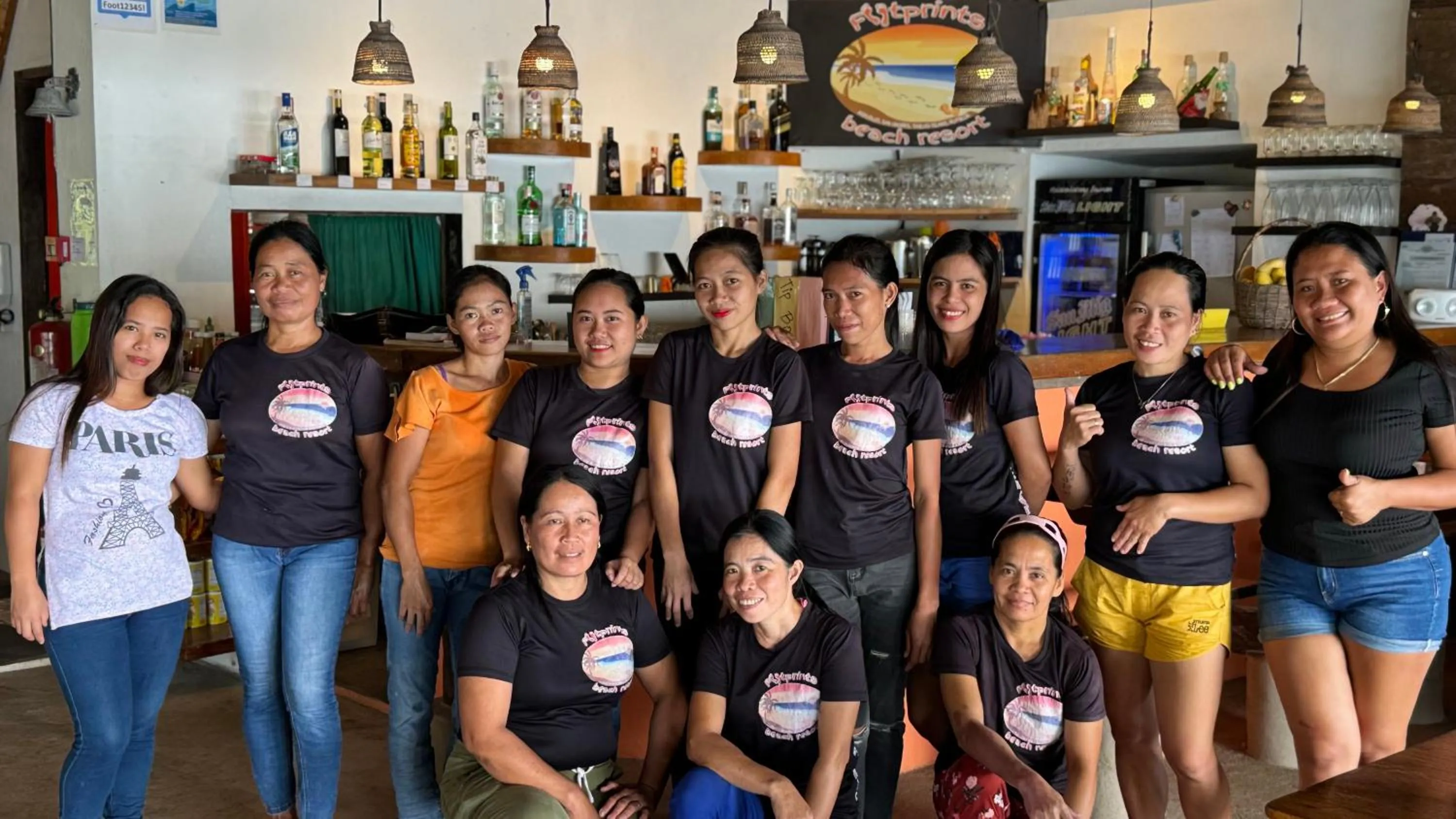 Staff in Footprints Beach Resort