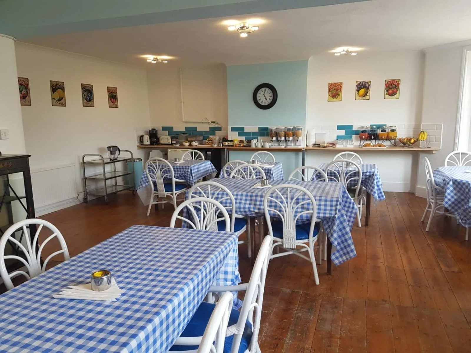 Continental breakfast in Westward Ho Hotel