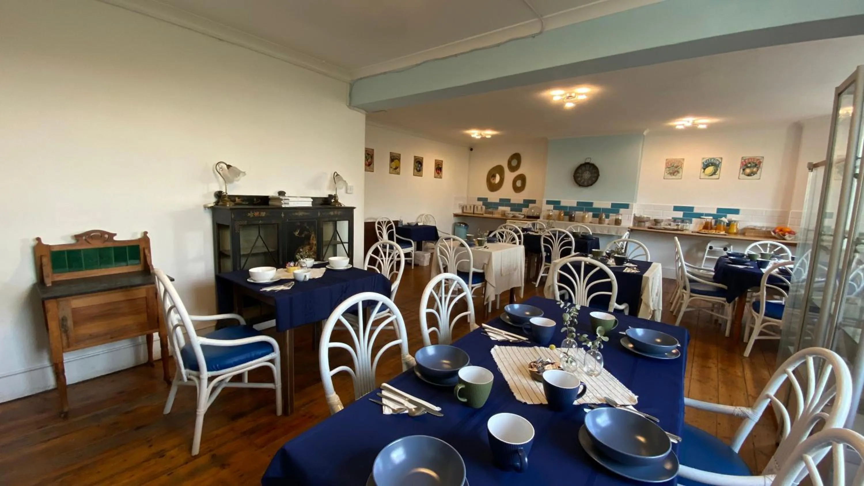 Continental breakfast in Westward Ho Hotel