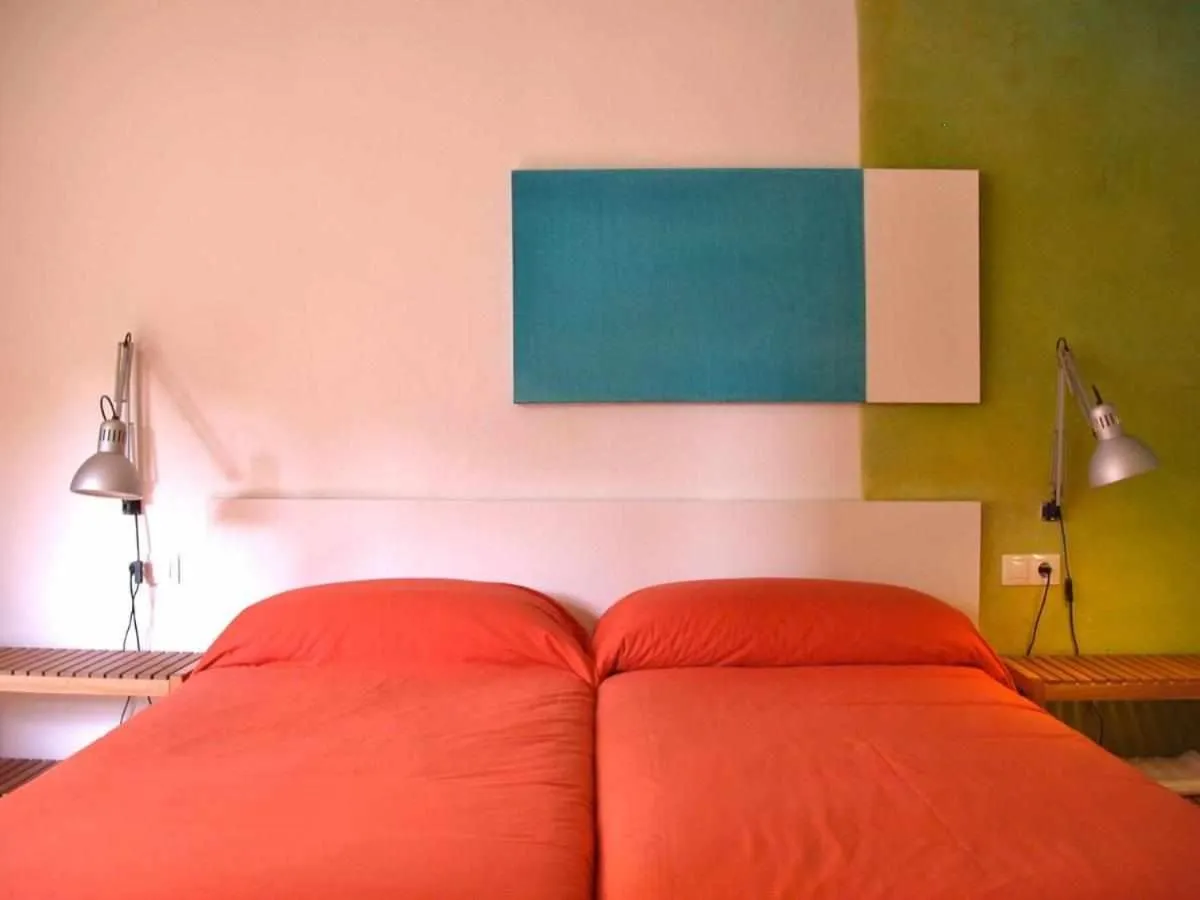 Bed in Hotel rural HD Riudebitlles art i allotjament