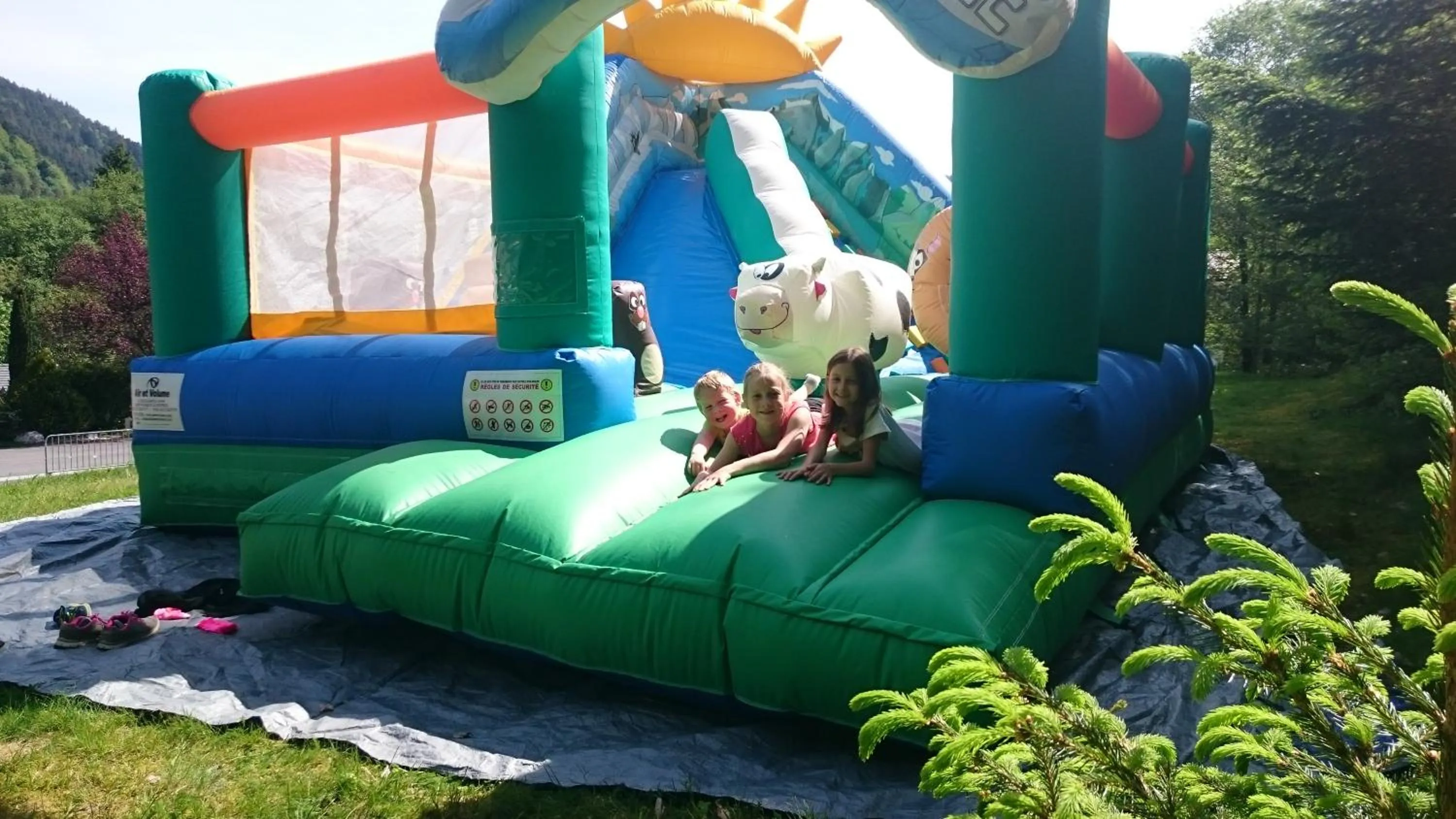 Children play ground in camping du haut des bluches