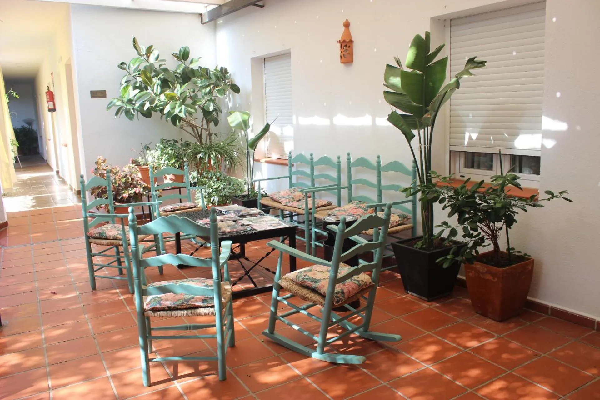 Patio in Hotel Varinia Serena - Balneario de Alange