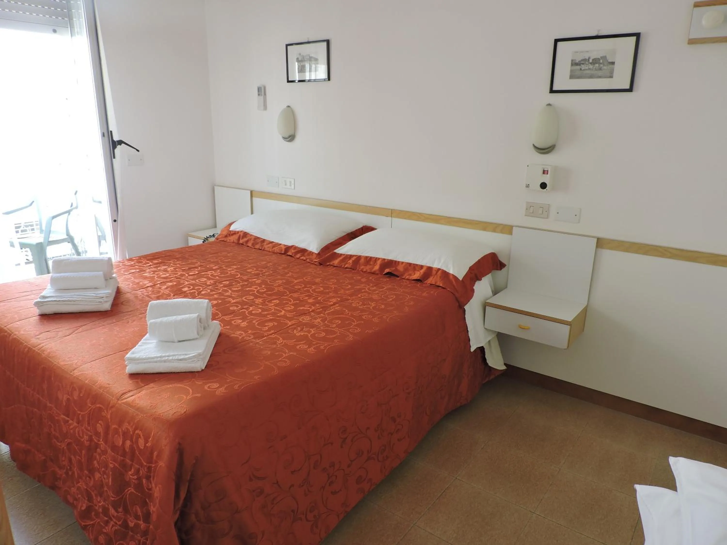 Bed in Albergo Sabrina