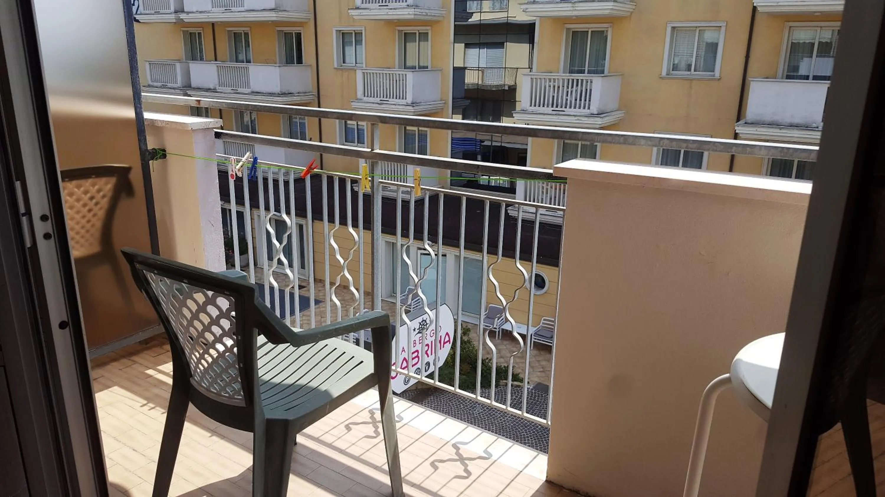 Balcony/Terrace in Albergo Sabrina